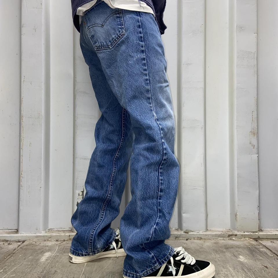 Vintage Levi's 80s 90s 517 bootcut jeans made in USA... - Depop