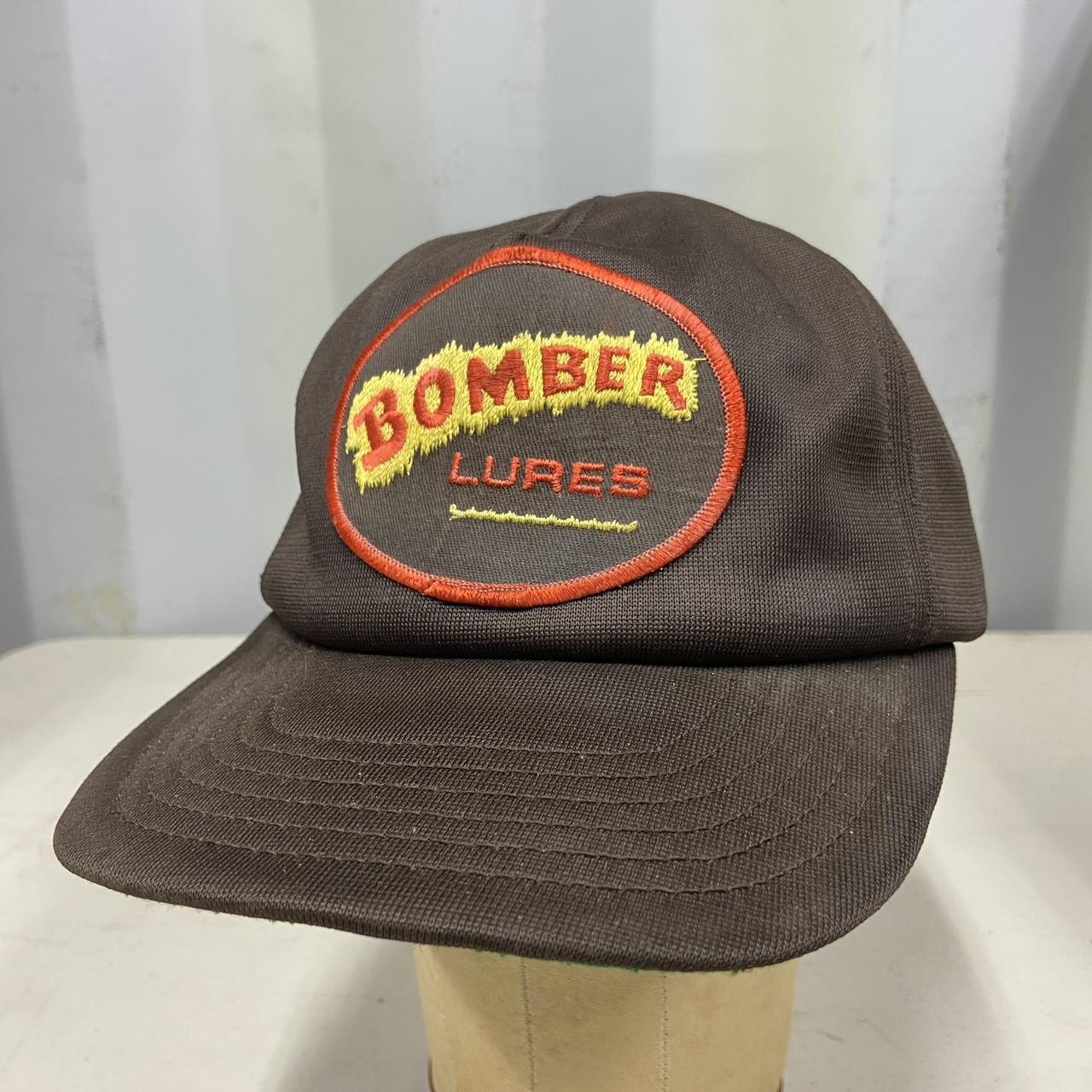 Vintage bomber fishing lures snapback hat good - Depop
