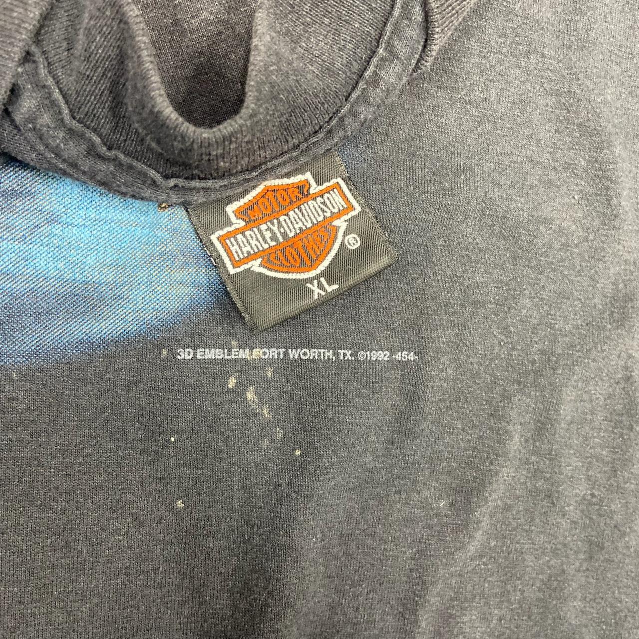 1992 Harley Davidson scorpion 3D Emblem shirt... - Depop