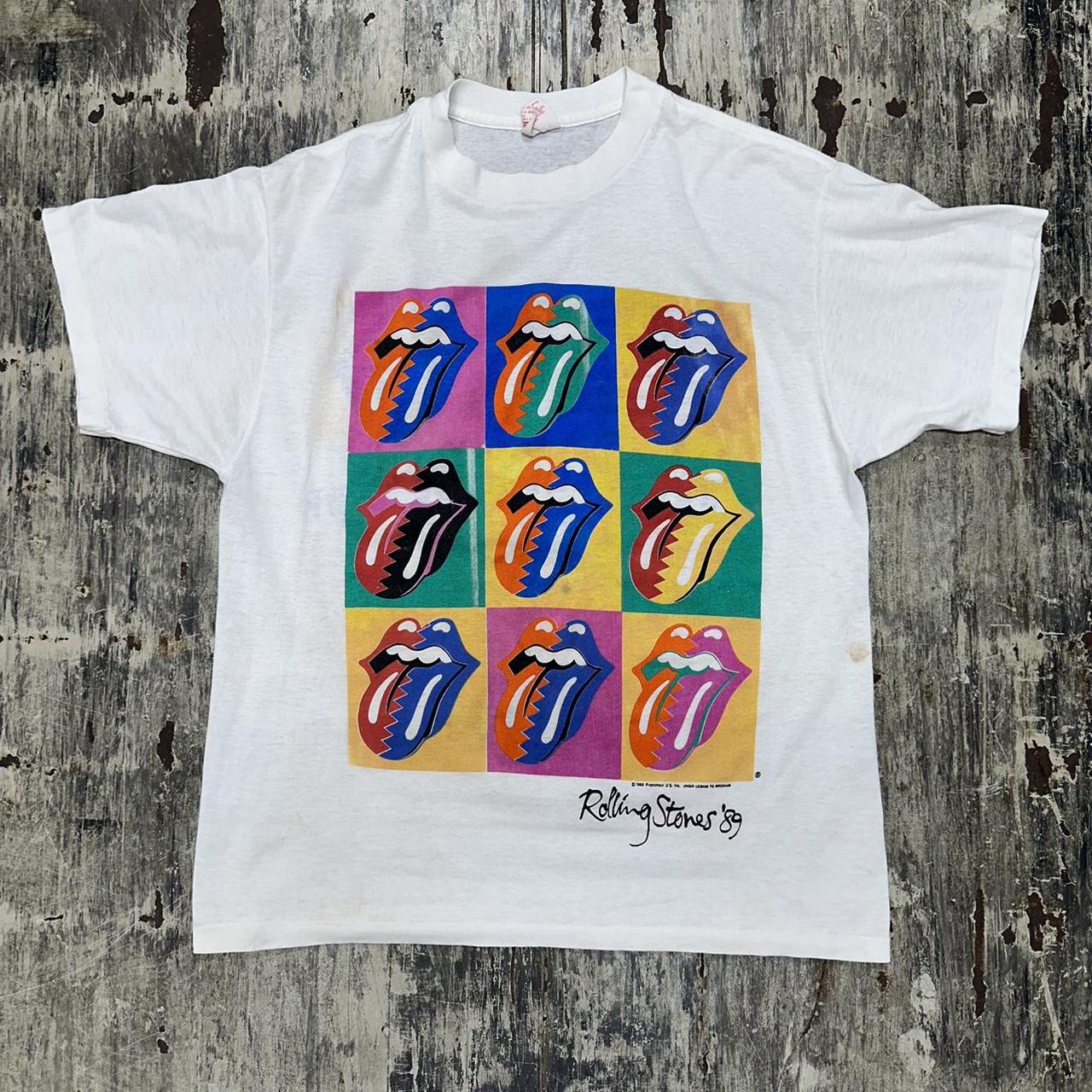 rolling stones 1989 tour t shirt