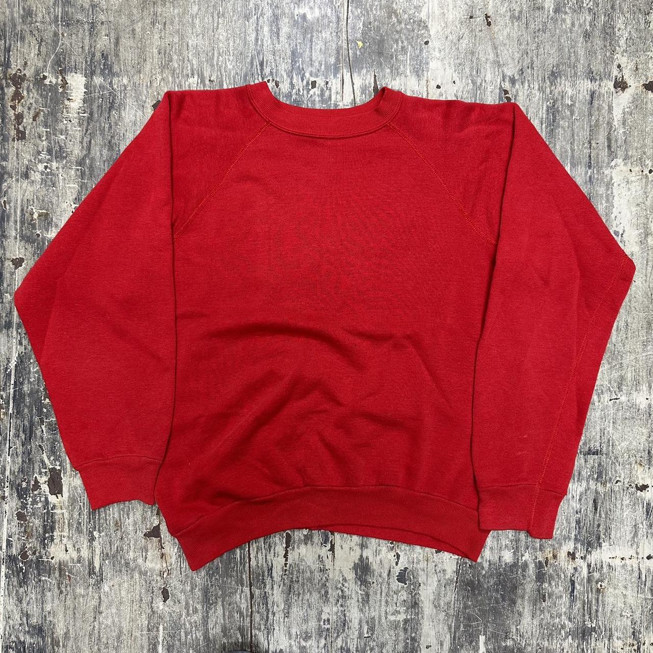 Blank shop red sweatshirt