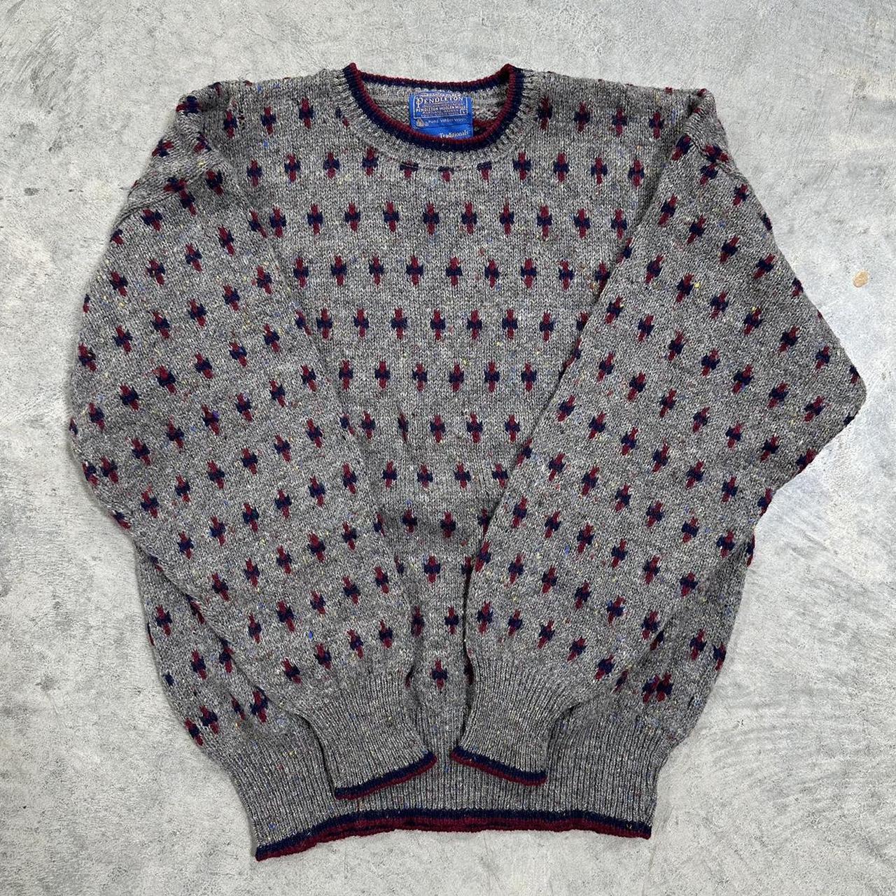 80s 90s pendleton wool sweater Good condition... - Depop