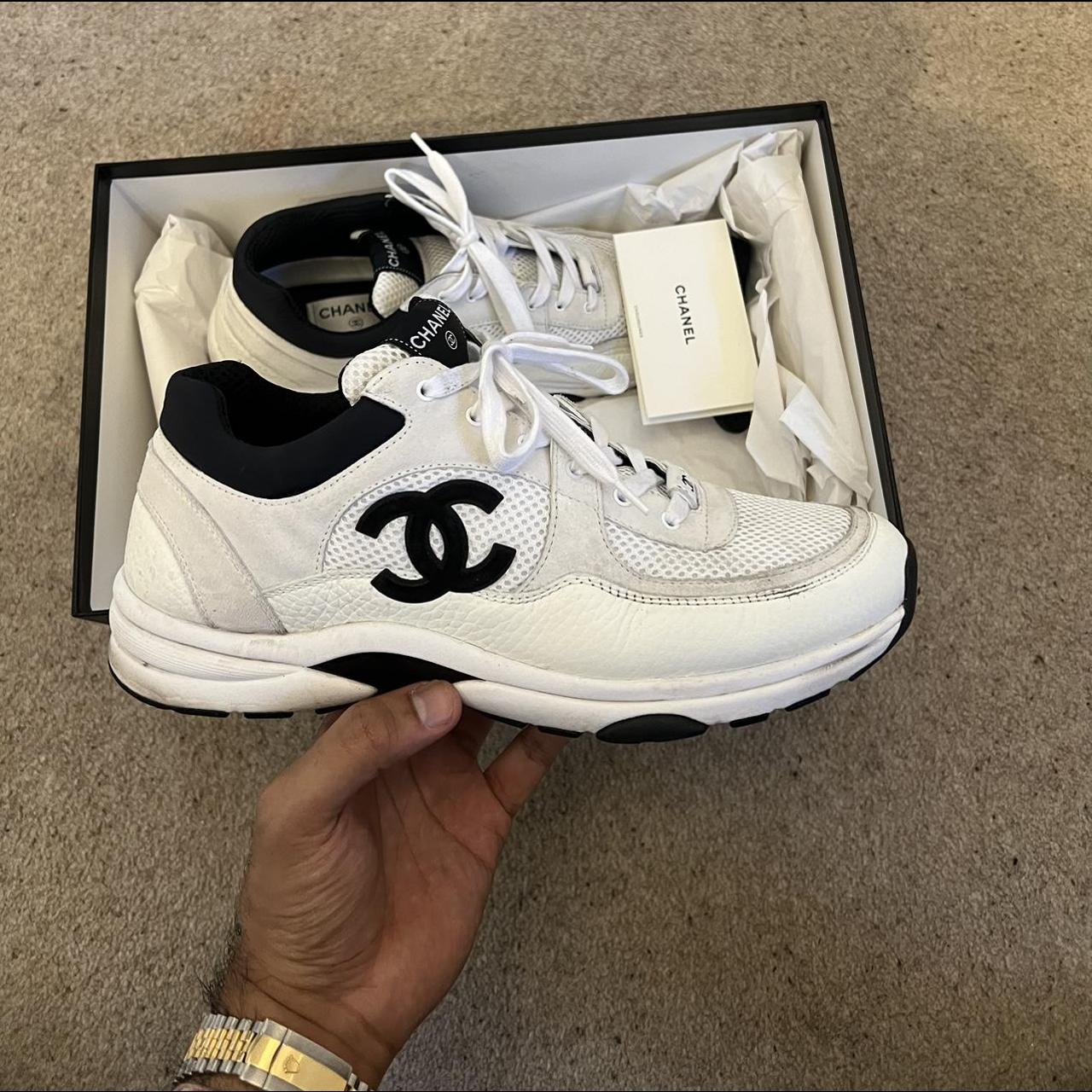 Chanel Runners trainers RARE size 9 100% authentic... - Depop