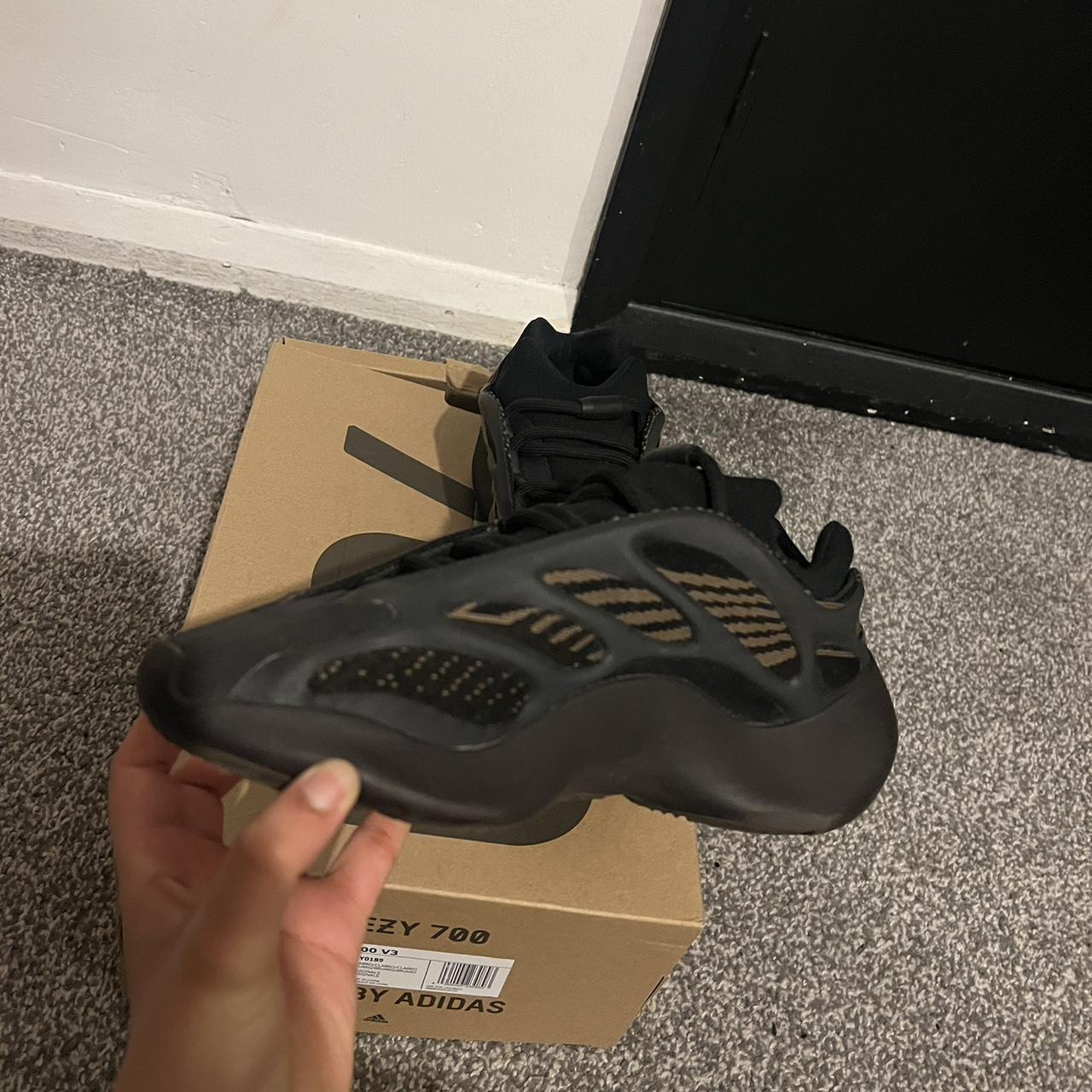 Yeezy 700 V3 Black Slightly worn Scuffs shown Size Depop