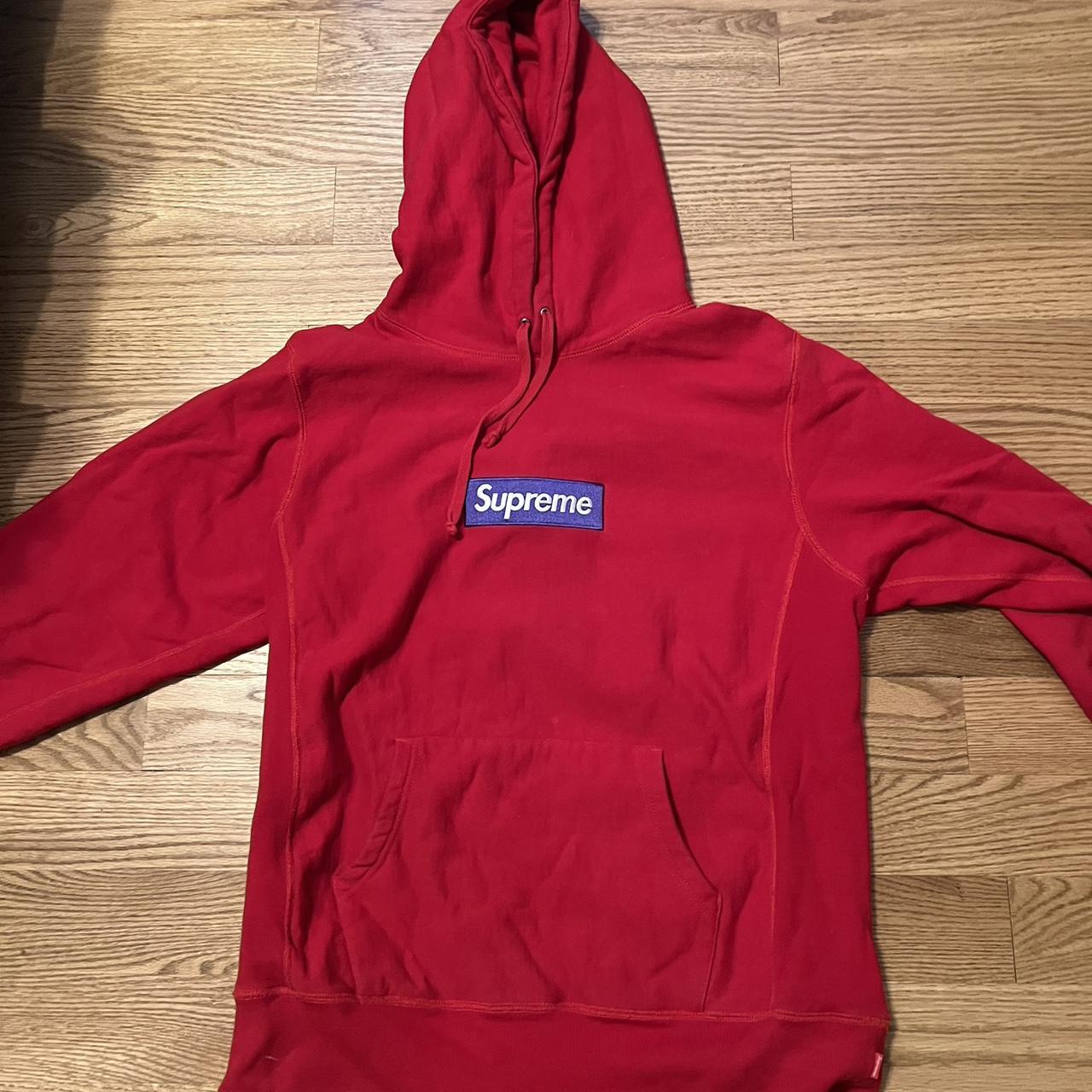 Supreme box logo 2024 red and purple