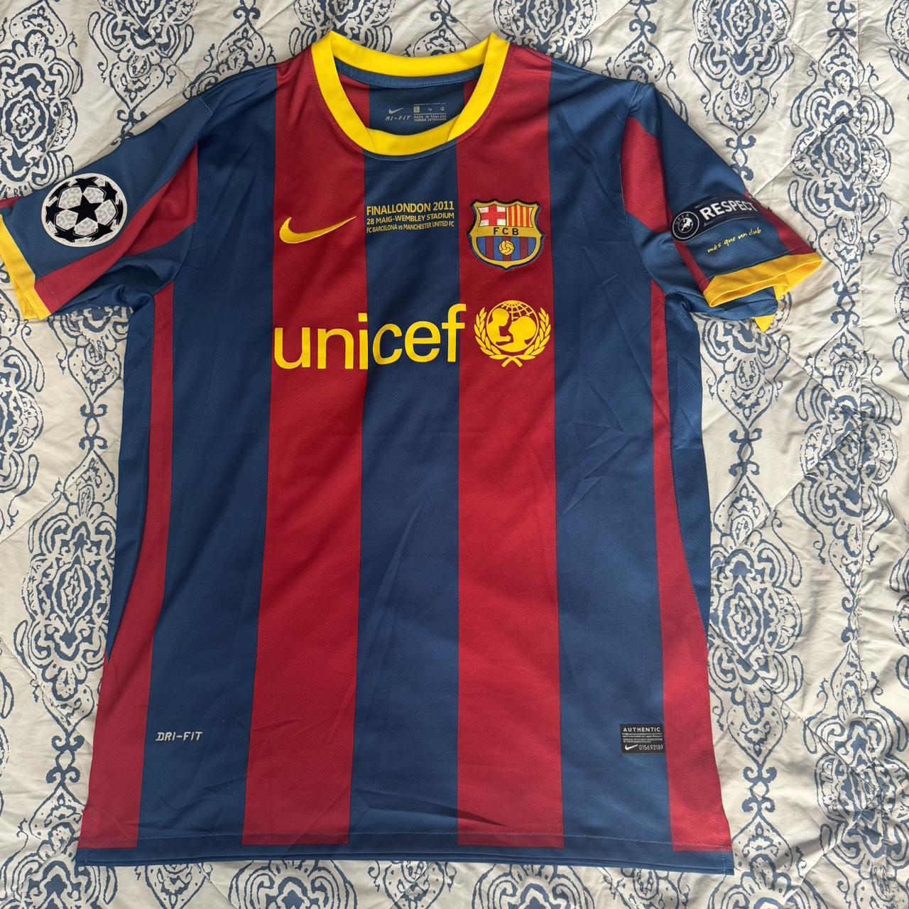 Lionel Messi signed 2010/11 Barcelona shirt