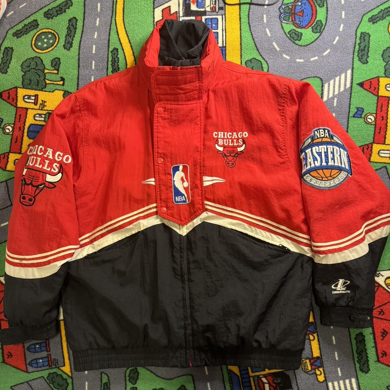 Vintage Chicago Bulls Logo Athletic NBA Jacket, authentic XL