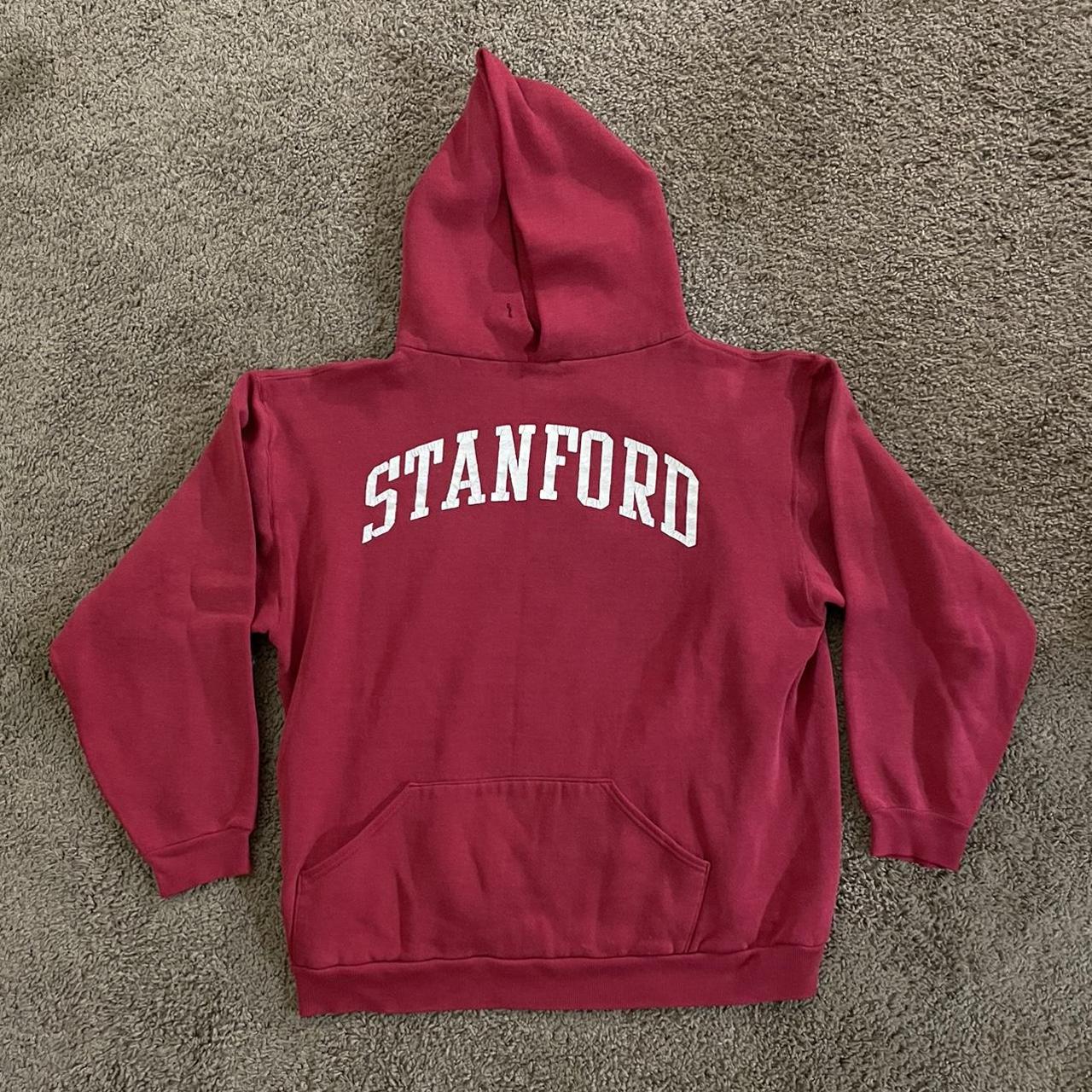 Vintage 80s Stanford Hoodie Size Tag is Cut. Fits... - Depop