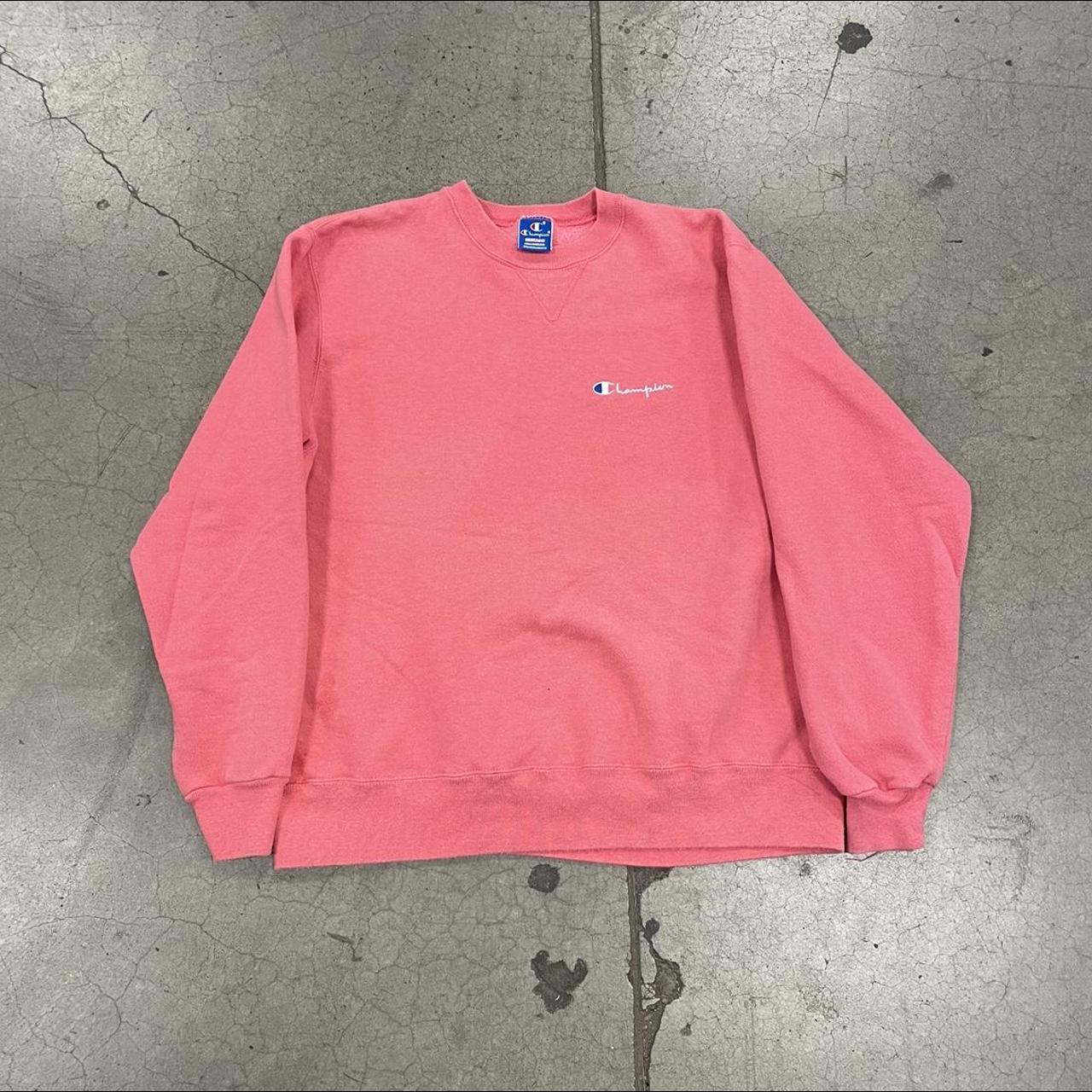 Champion salmon clearance sweatshirt