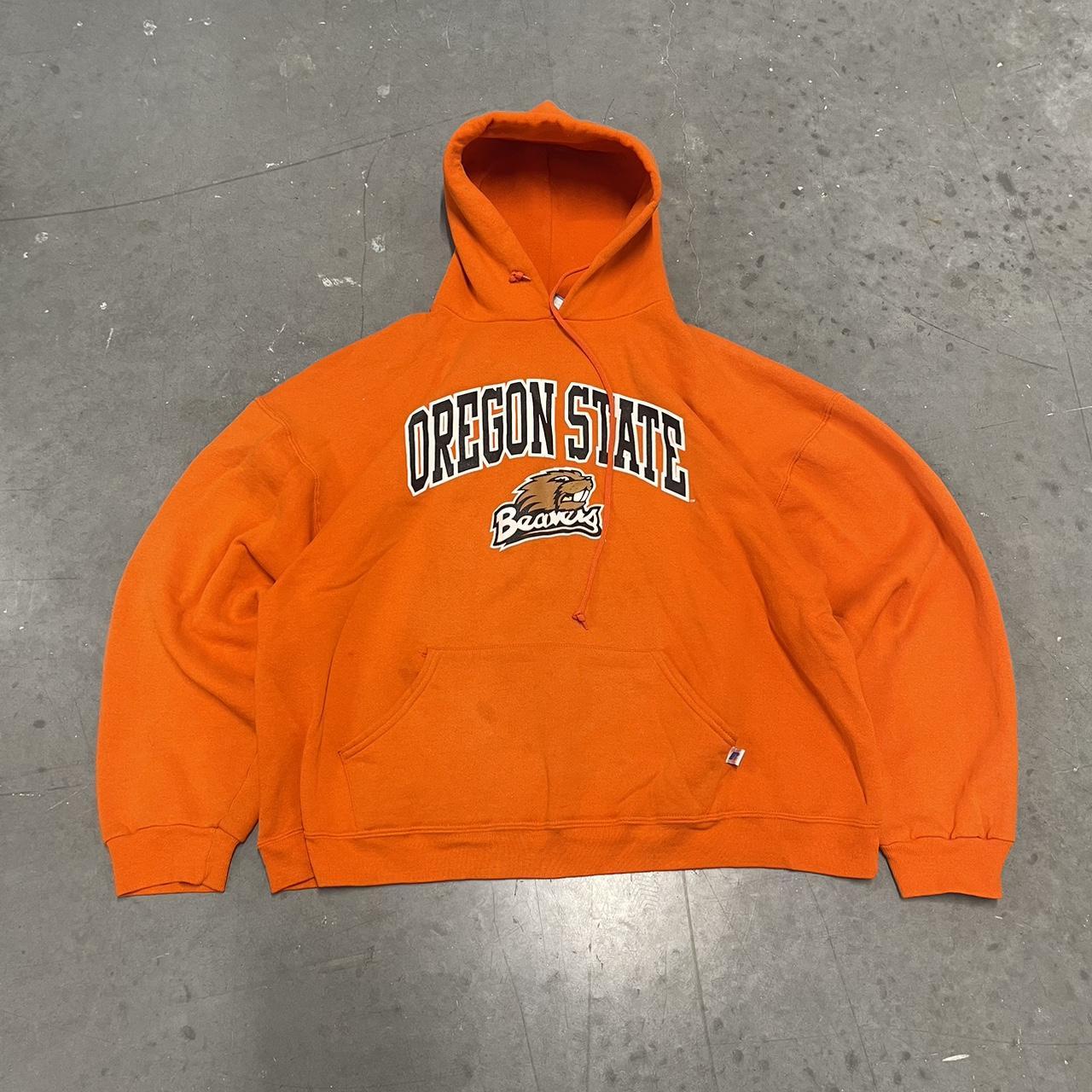 VINTAGE RARE ORANGE RUSSELL ATHLETIC ESSENTIAL