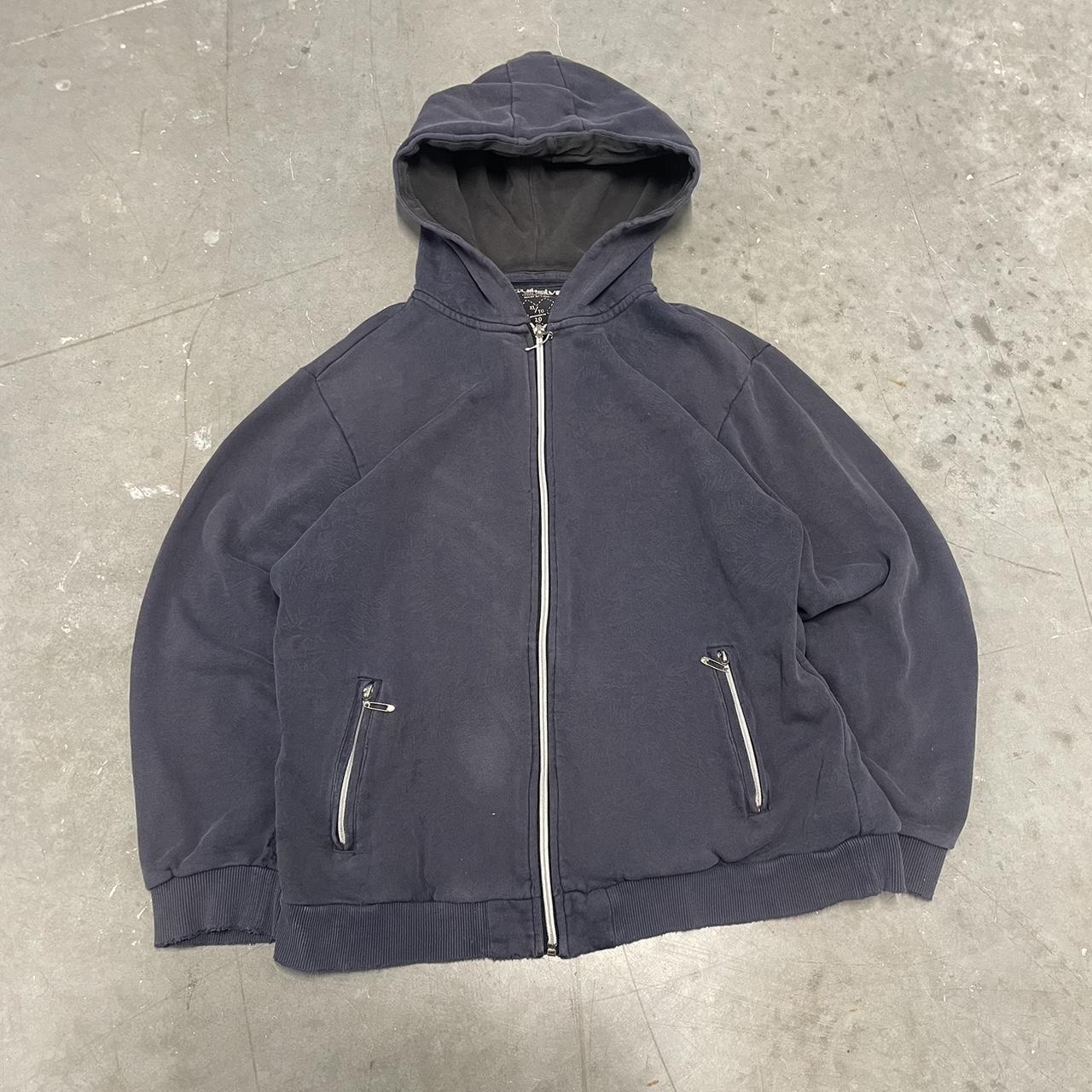 Quiksilver Men's Navy Hoodie | Depop