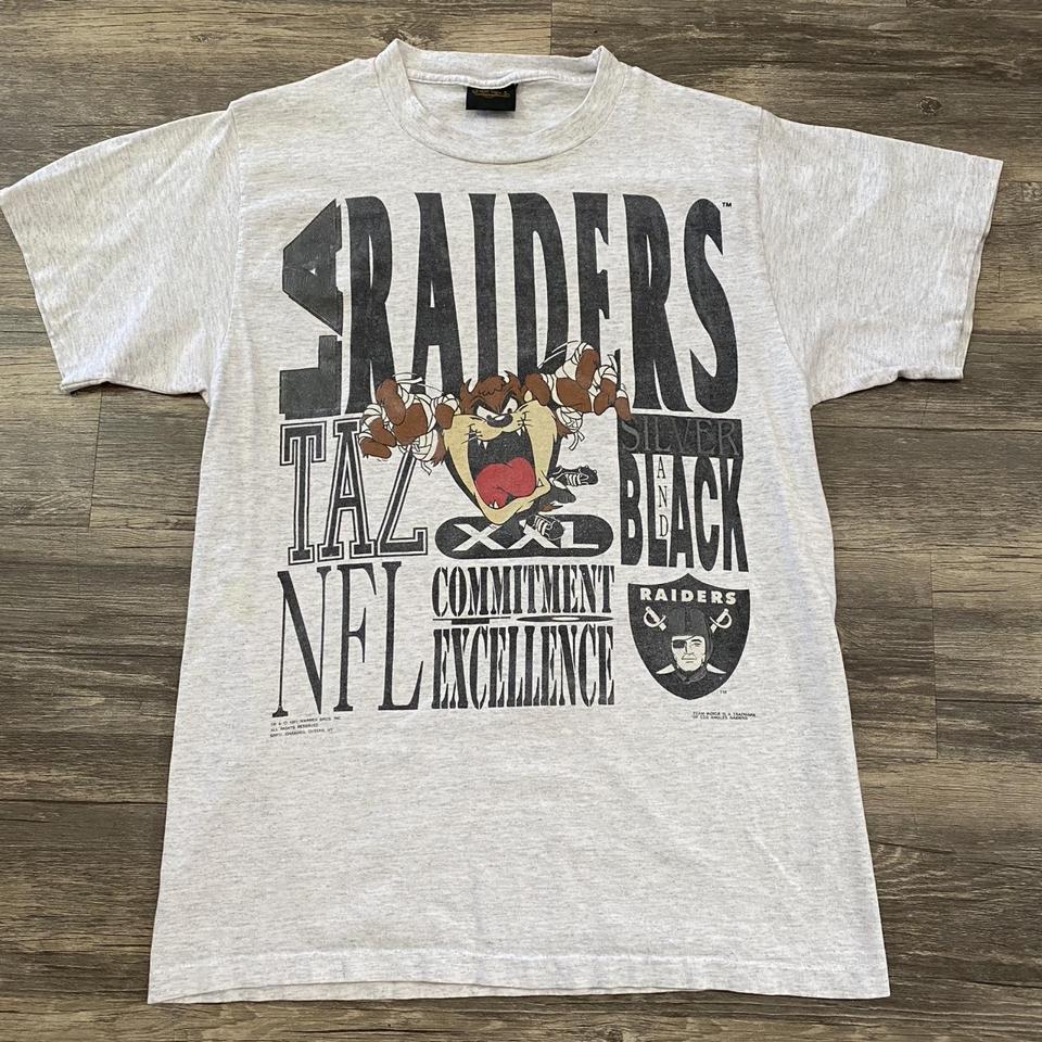 vintage 90s 1994 LA RAIDERS NFL Salem Sportswear - Depop