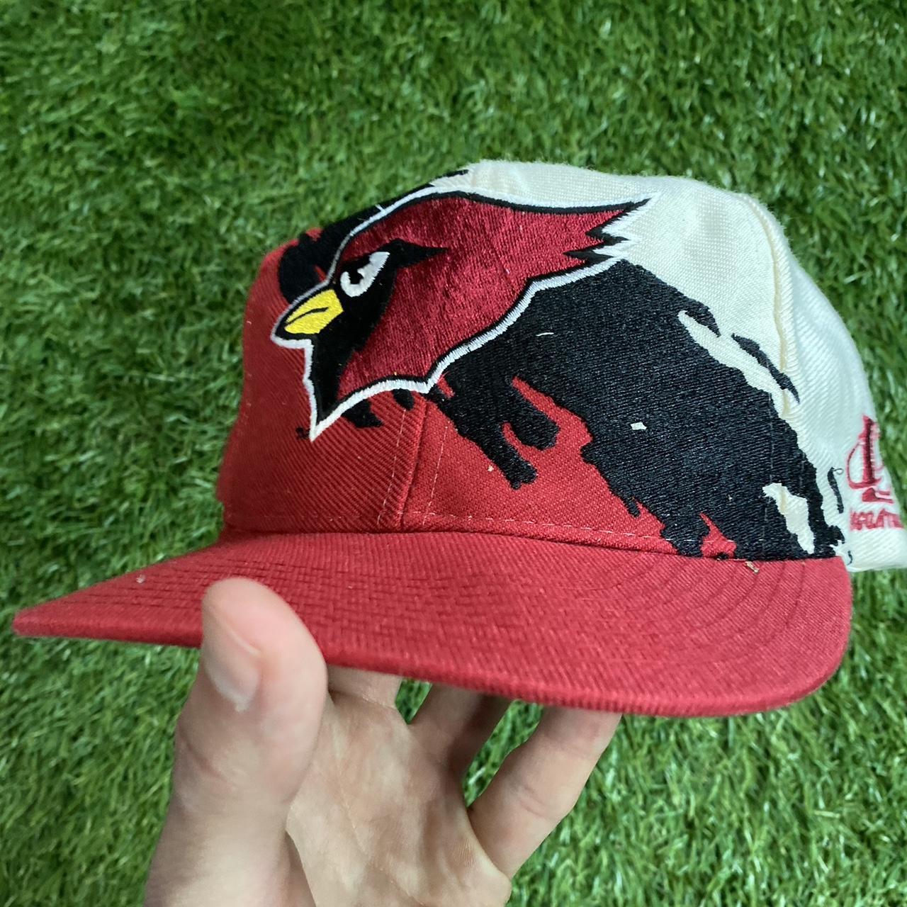 vintage logo athletic snapback splash Arizona cardinals