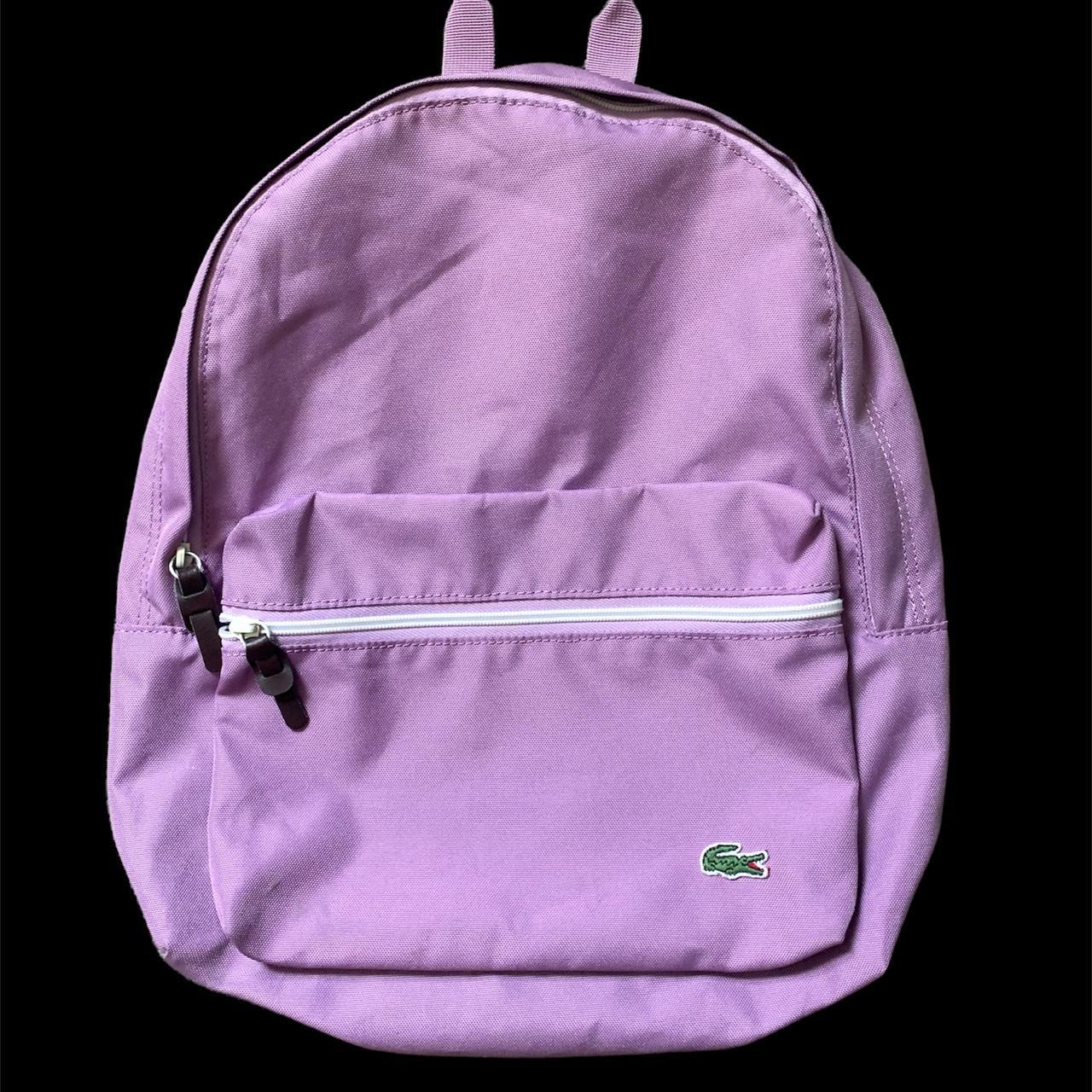 Lacoste purple store bag