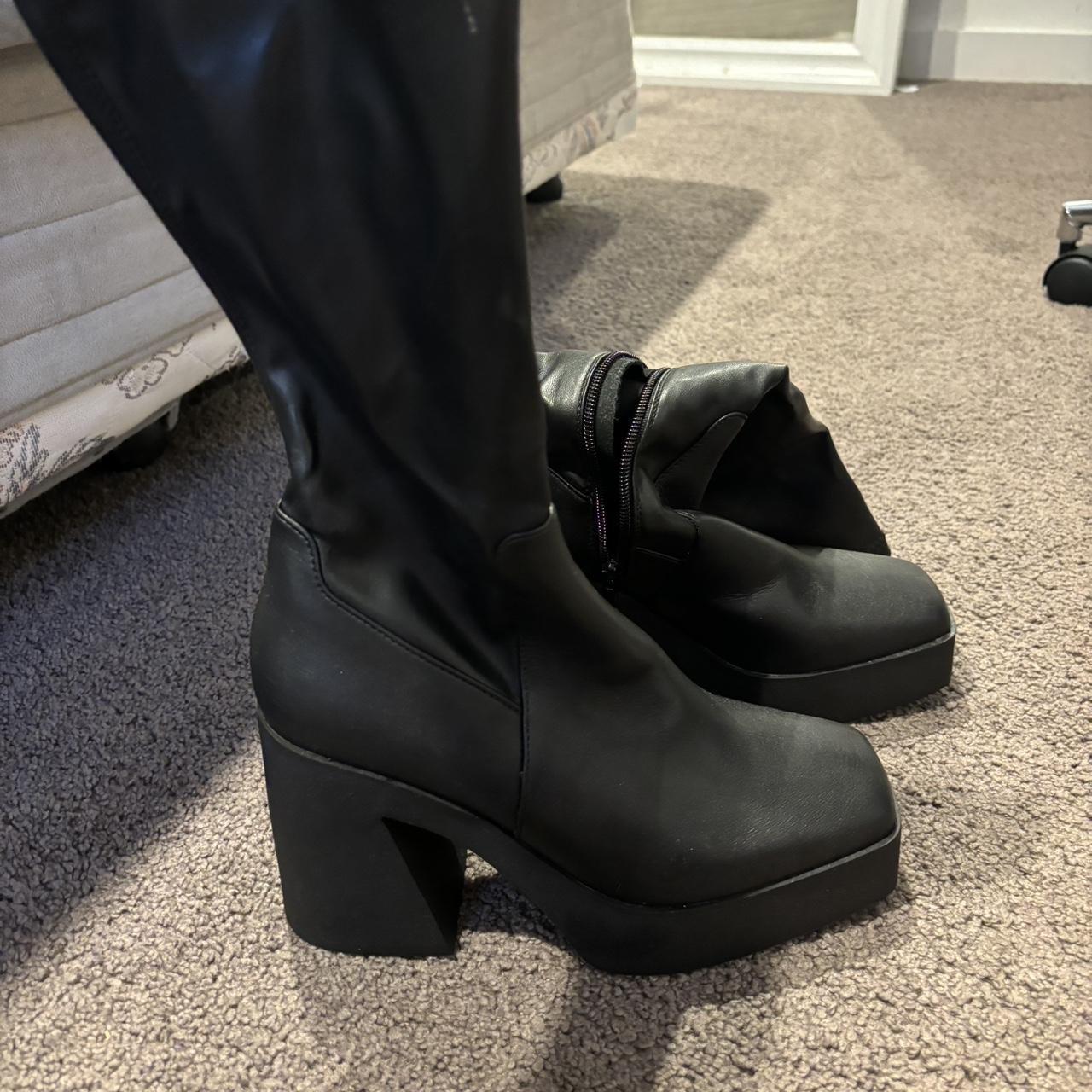 Black knee high boots Glassons Brand new never... Depop