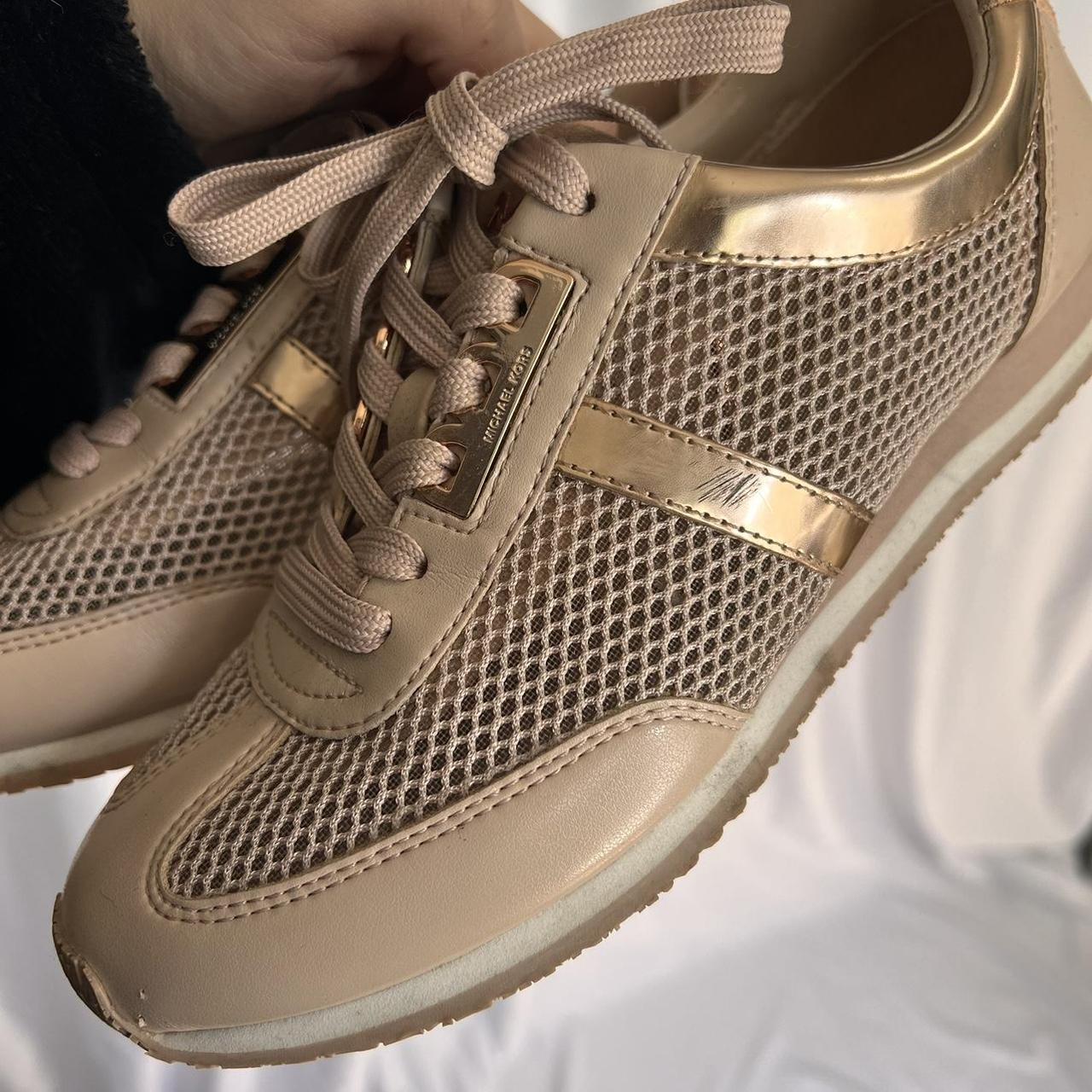 Michael kors trainers hot sale rose gold