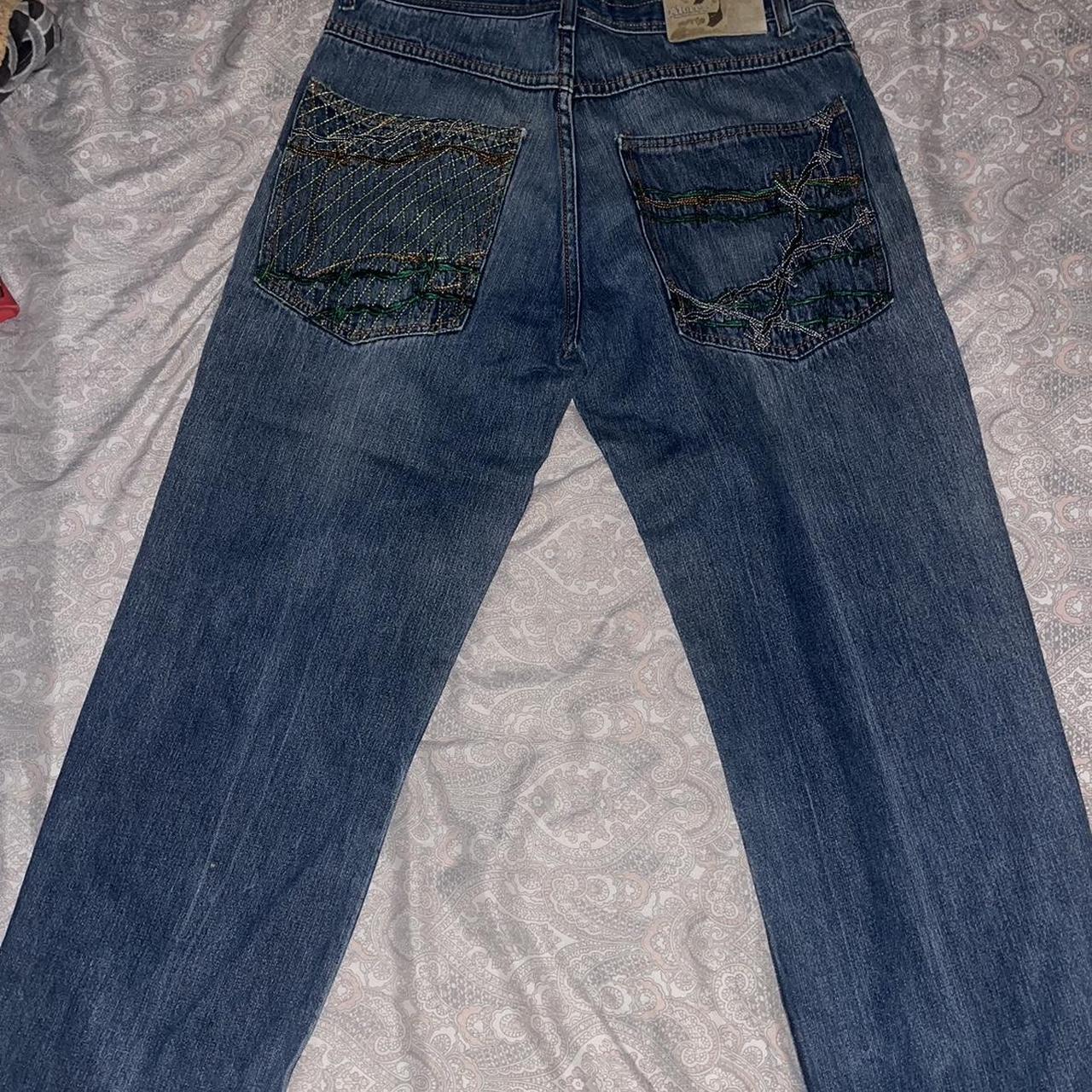 Vintage Denim Ak:cess Barbed Wire Jeans 36 x... - Depop