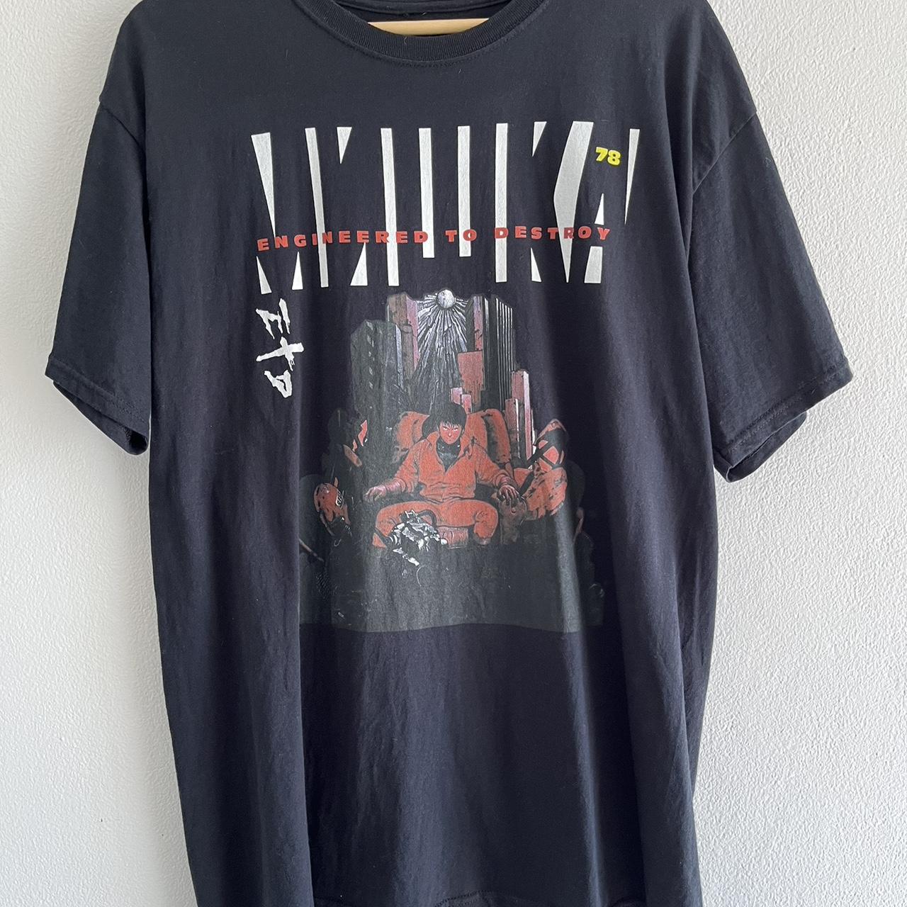 Mishka Akira Tshirt black size large - Depop