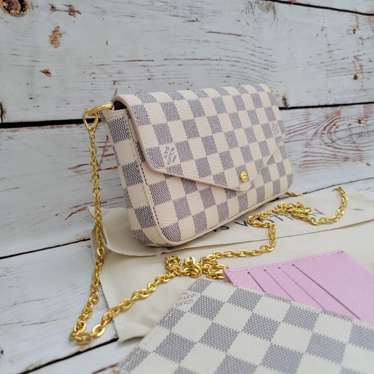Louis Vuitton Crossbody Bag. Unisex. Checkered - Depop