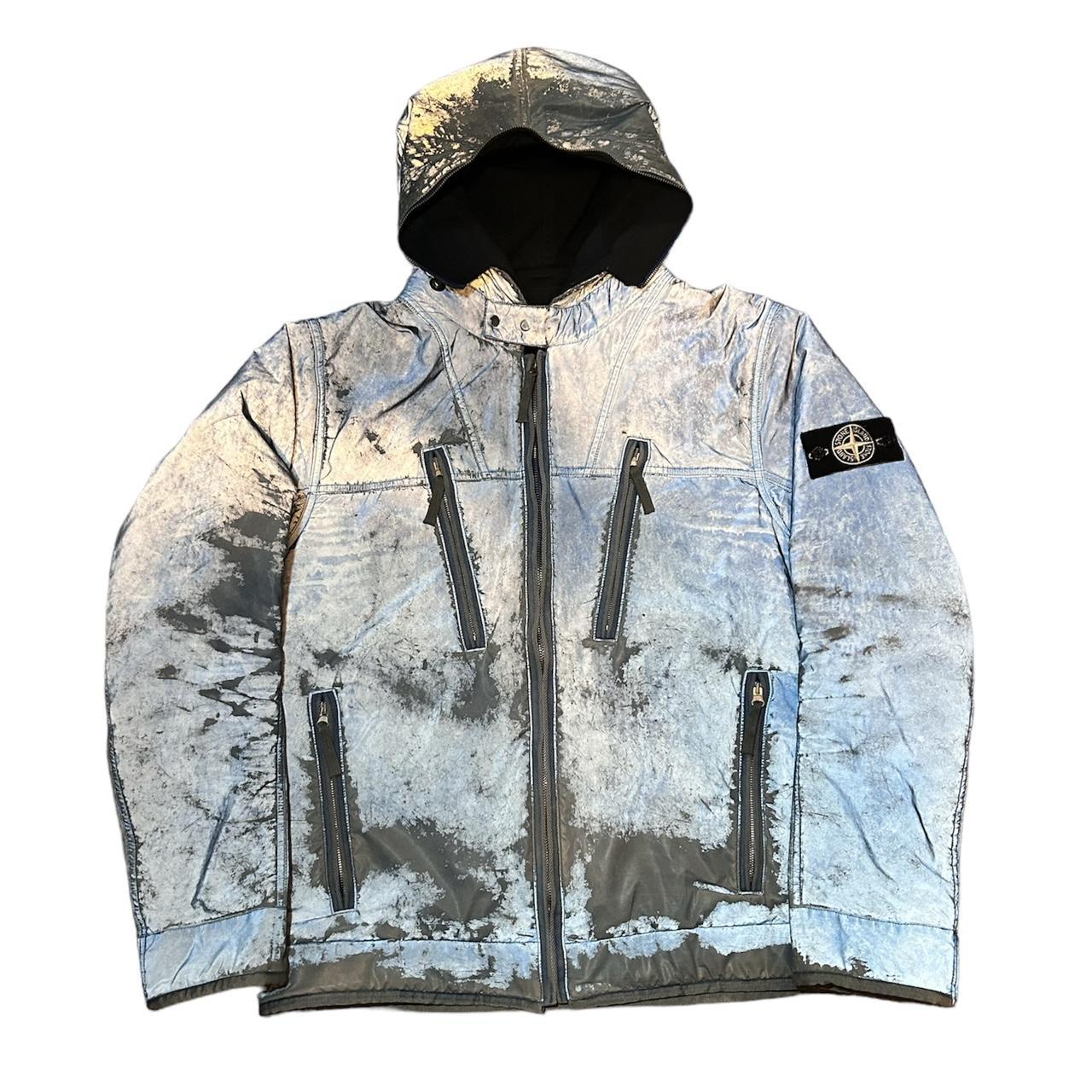 Stone island hot sale liquid reflective