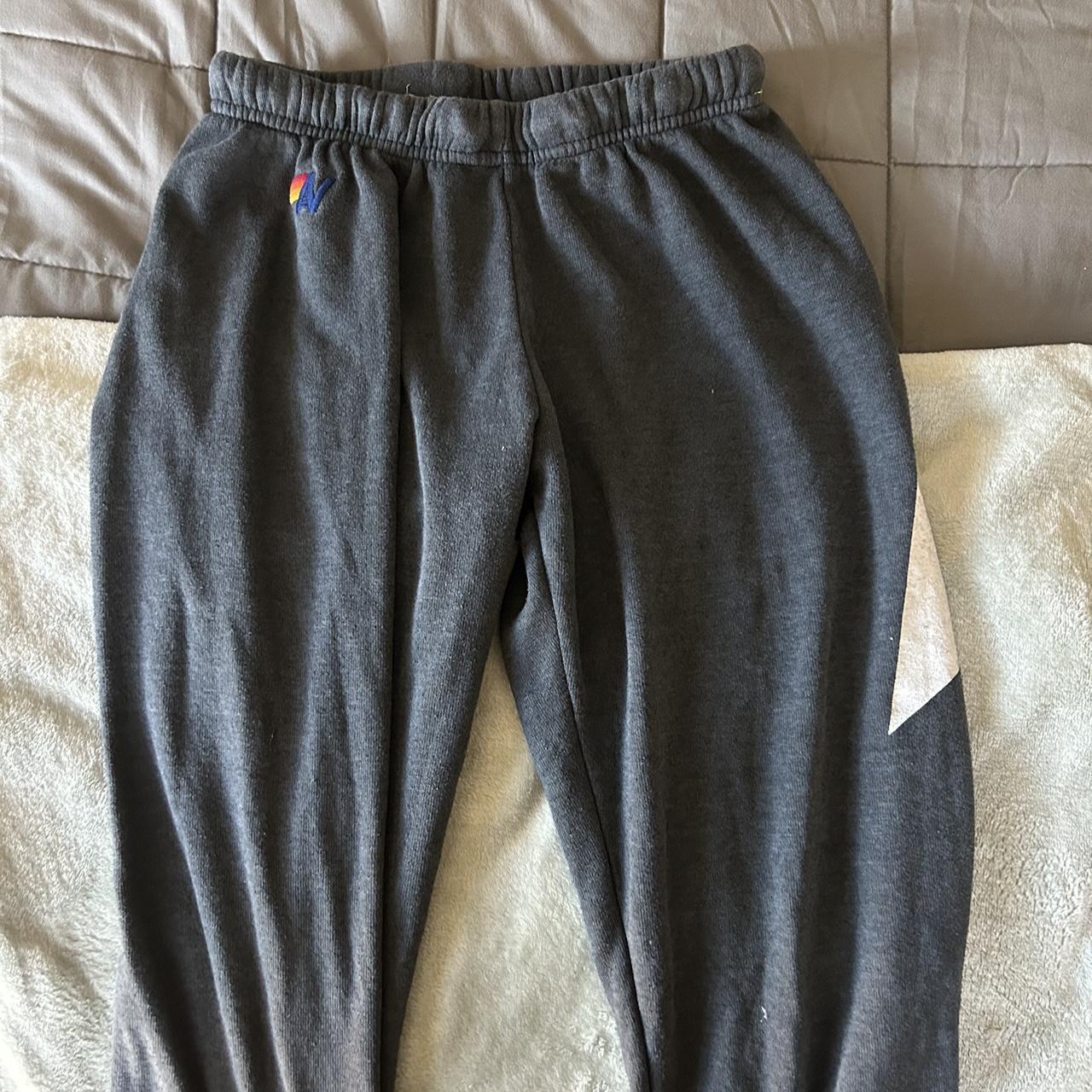 Aviator Nation Women's Grey and Black Joggers-tracksuits (2)