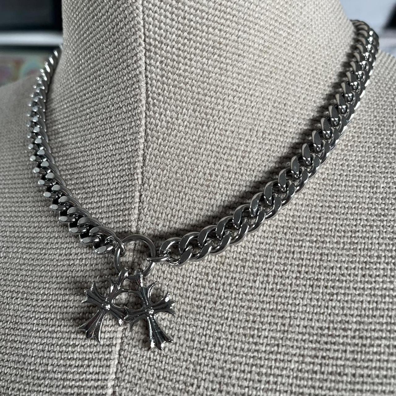 Silver necklace Chrome Hearts Silver in Silver - 40529979