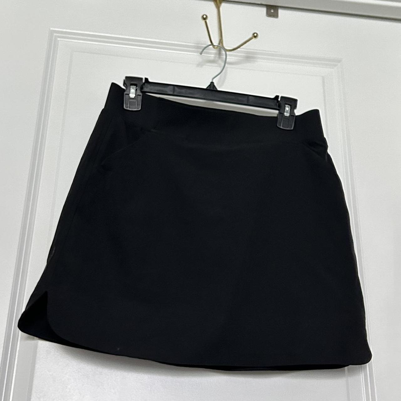 large black skort with pockets Depop