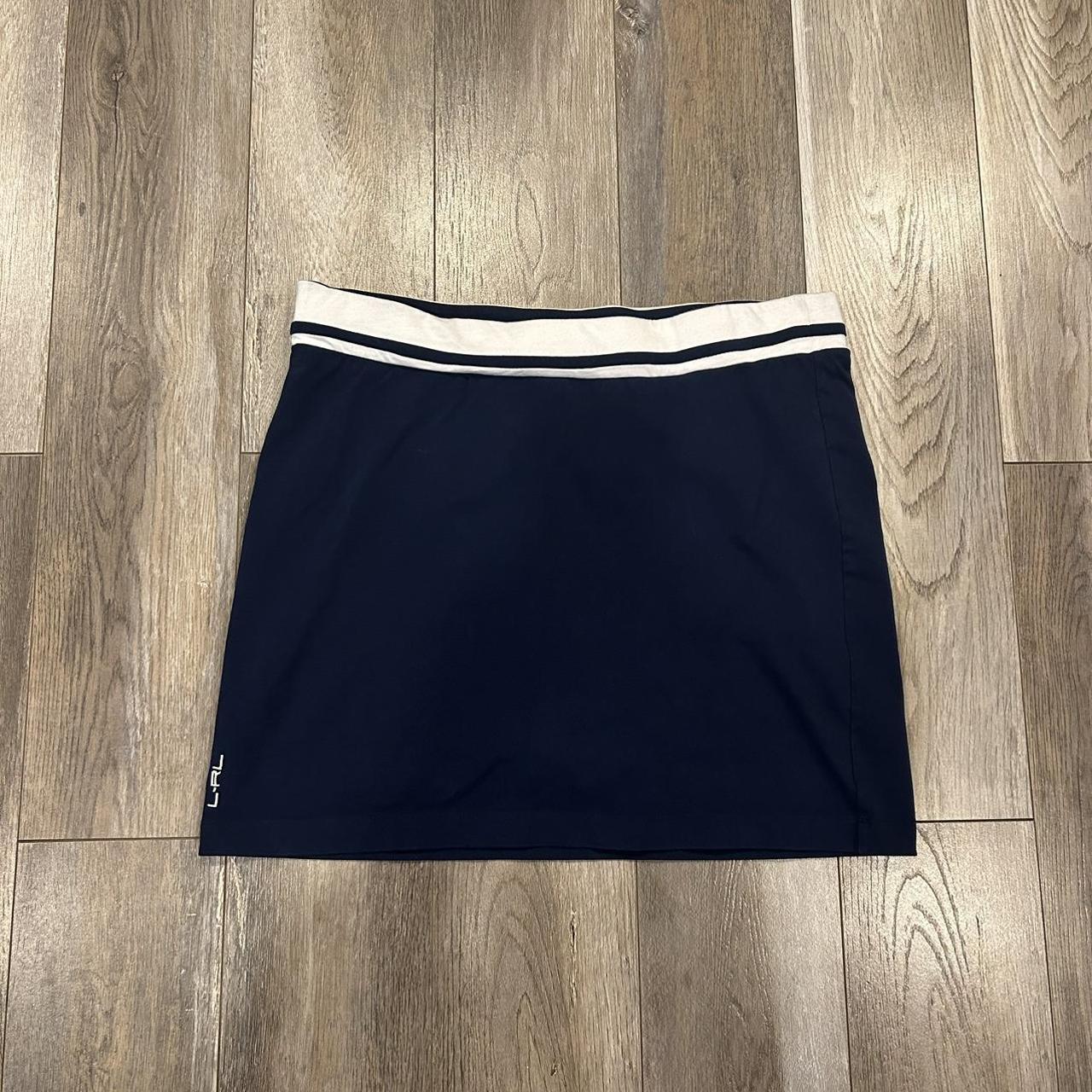 Polo Ralph Lauren Women's Navy Skirt | Depop