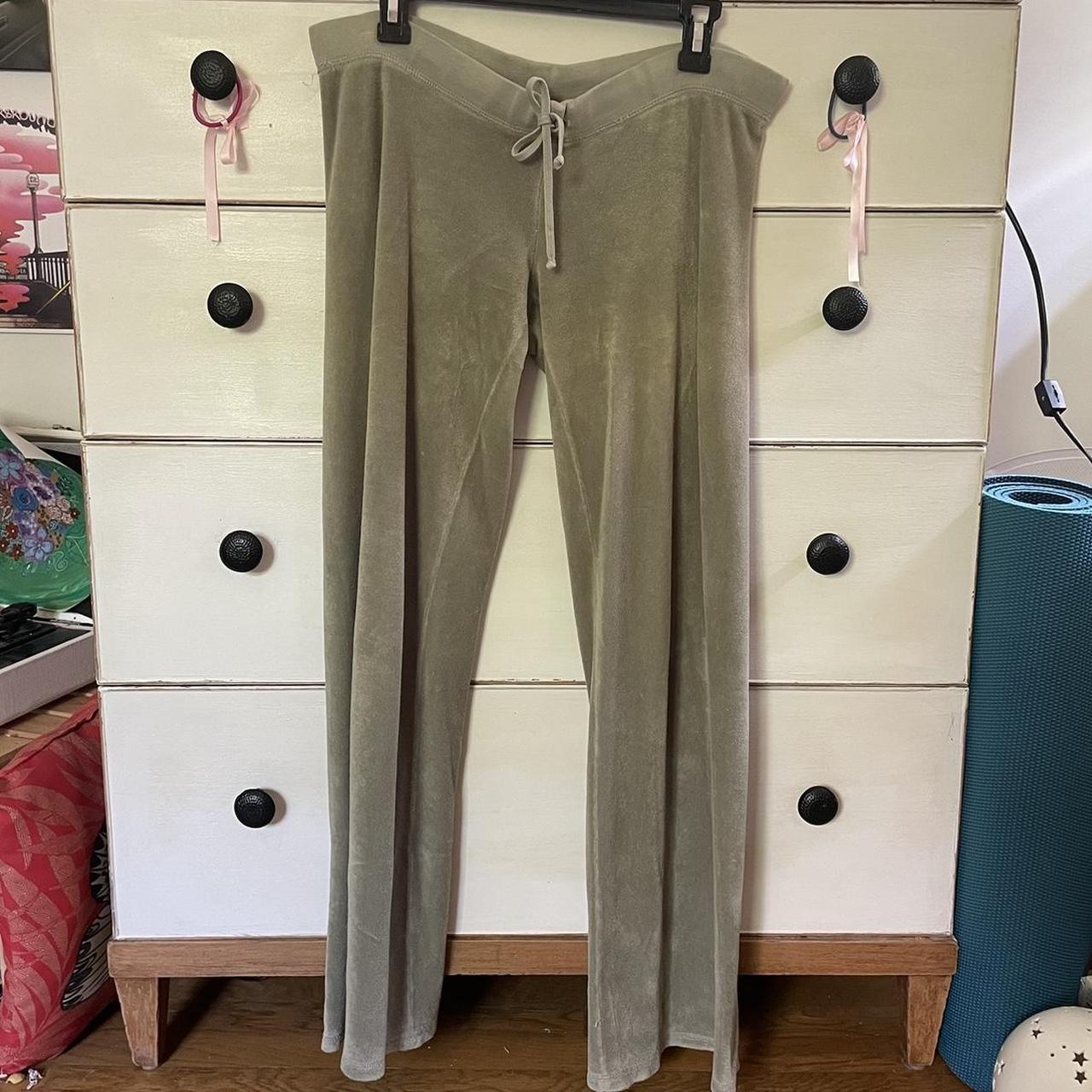 Juicy Couture Women's Green Joggers-tracksuits | Depop