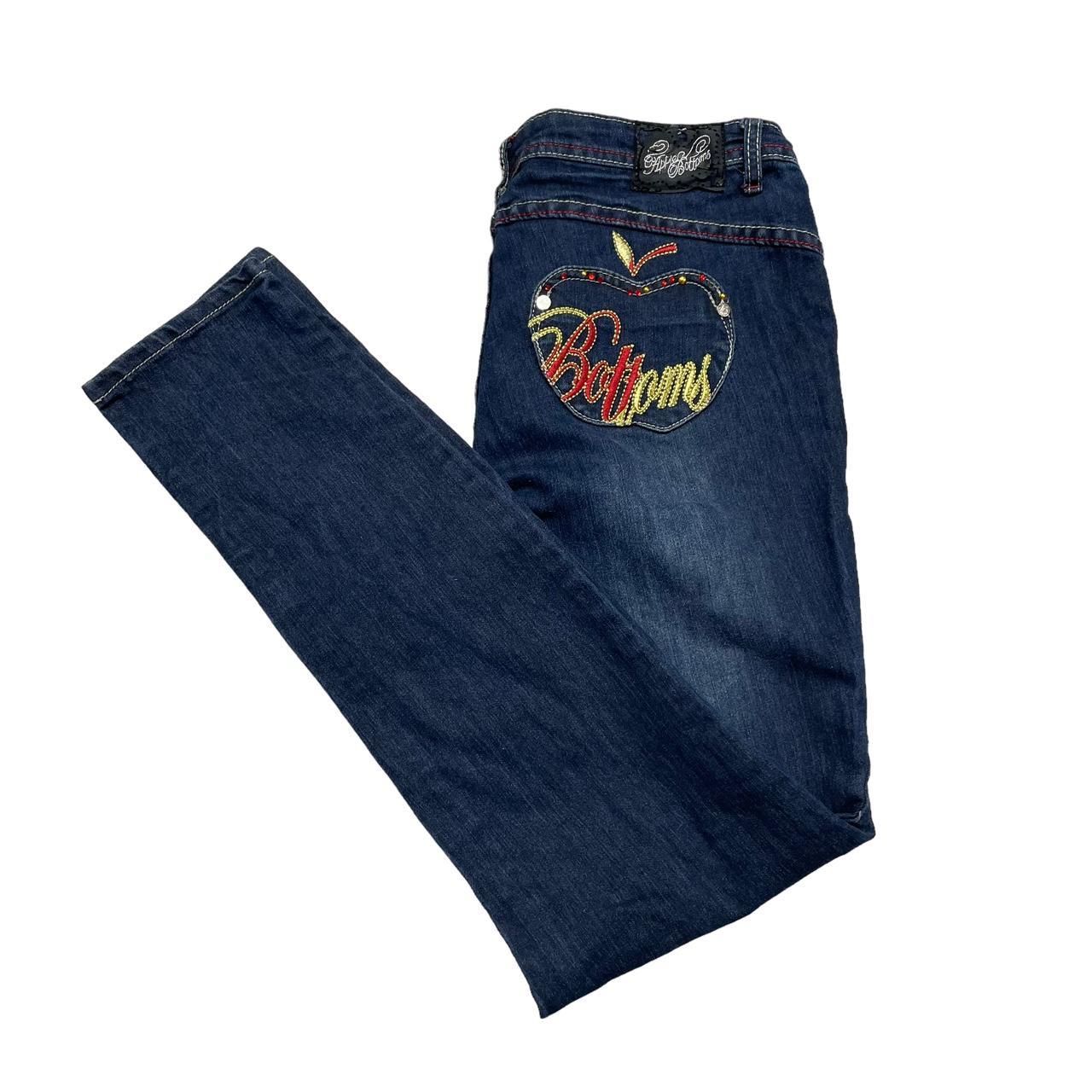 Apple Bottoms Women's Blue and Navy Jeans