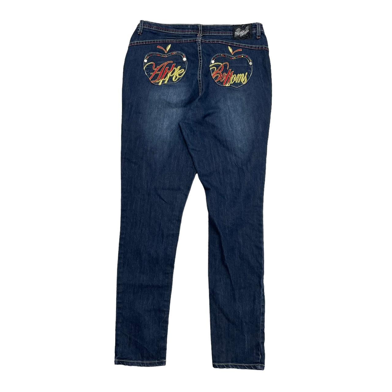 Apple Bottoms Women's Blue and Navy Jeans (3)