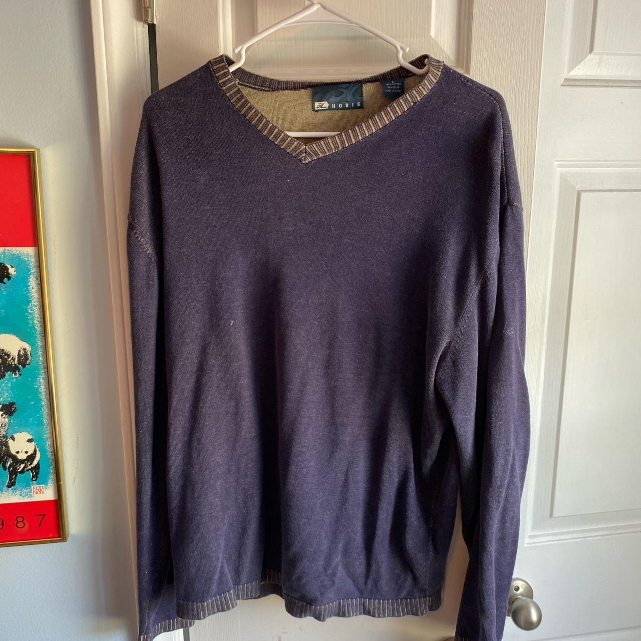 Vintage Hobie Lightweight Pullover Size - Depop