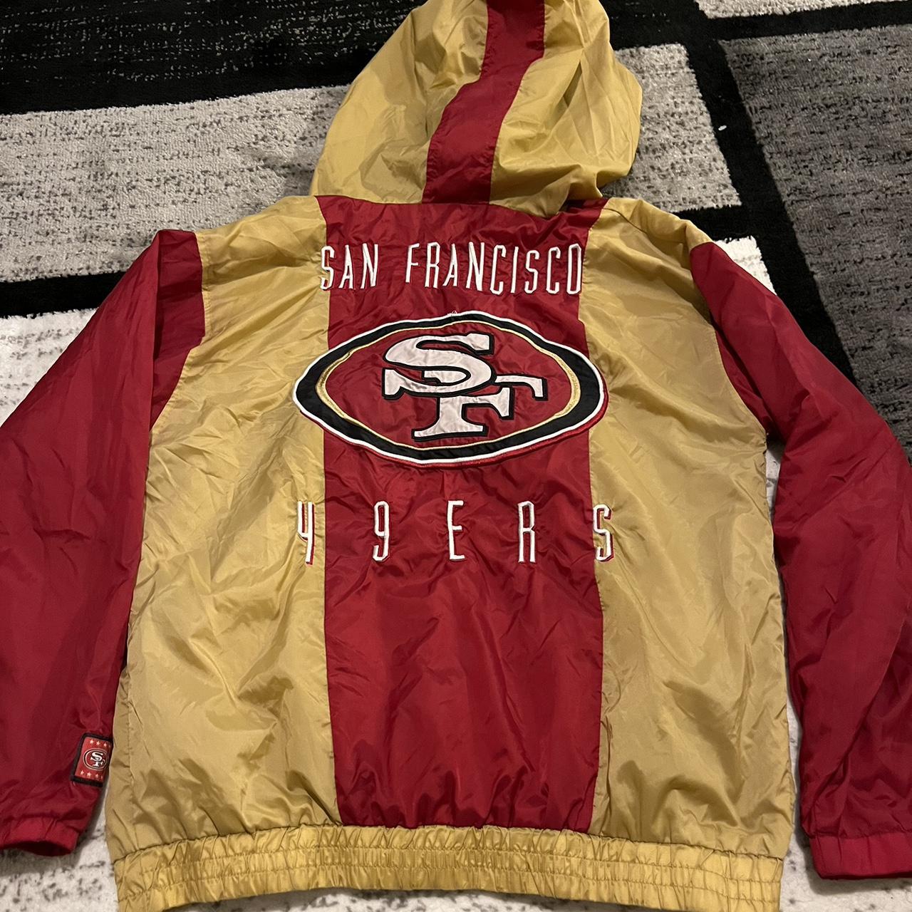 Super vintage MENS NFL Forty Niners vintage gold - Depop