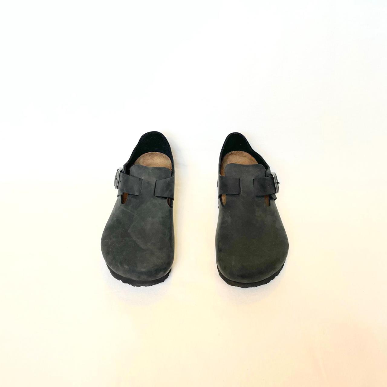 RARE GRAY BIRKENSTOCK LONDON CLOGS, UK 36 / US... - Depop