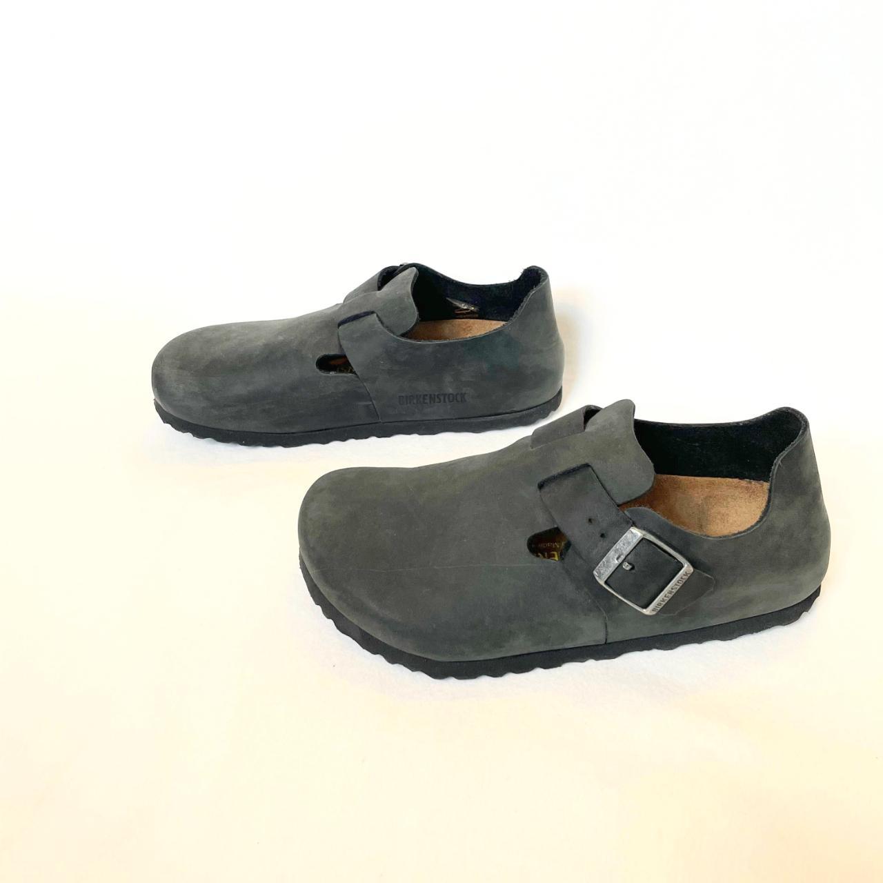 RARE GRAY BIRKENSTOCK LONDON CLOGS, UK 36 / US... - Depop