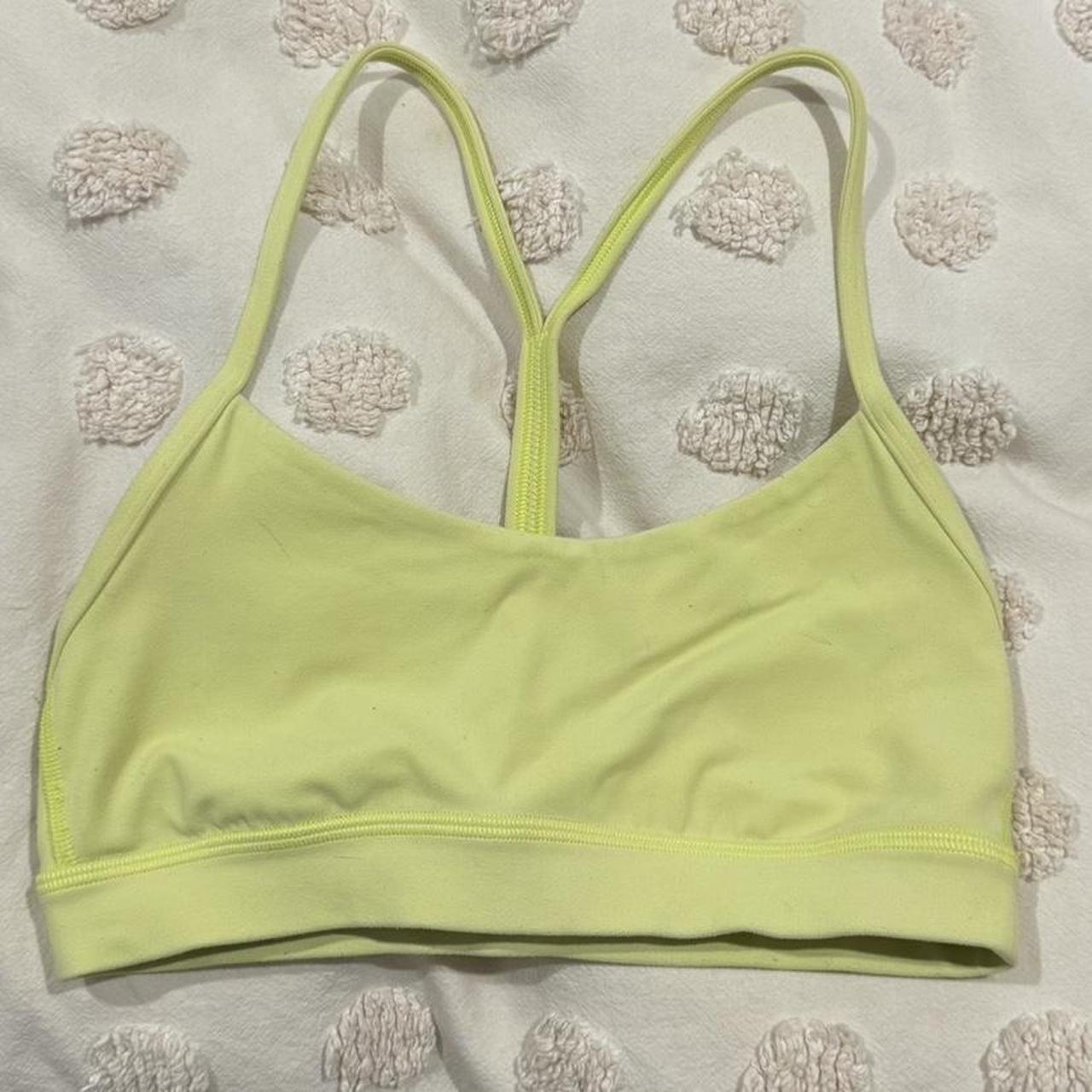 yellow lulu lemon sports bra 💛 more of a bright /... - Depop