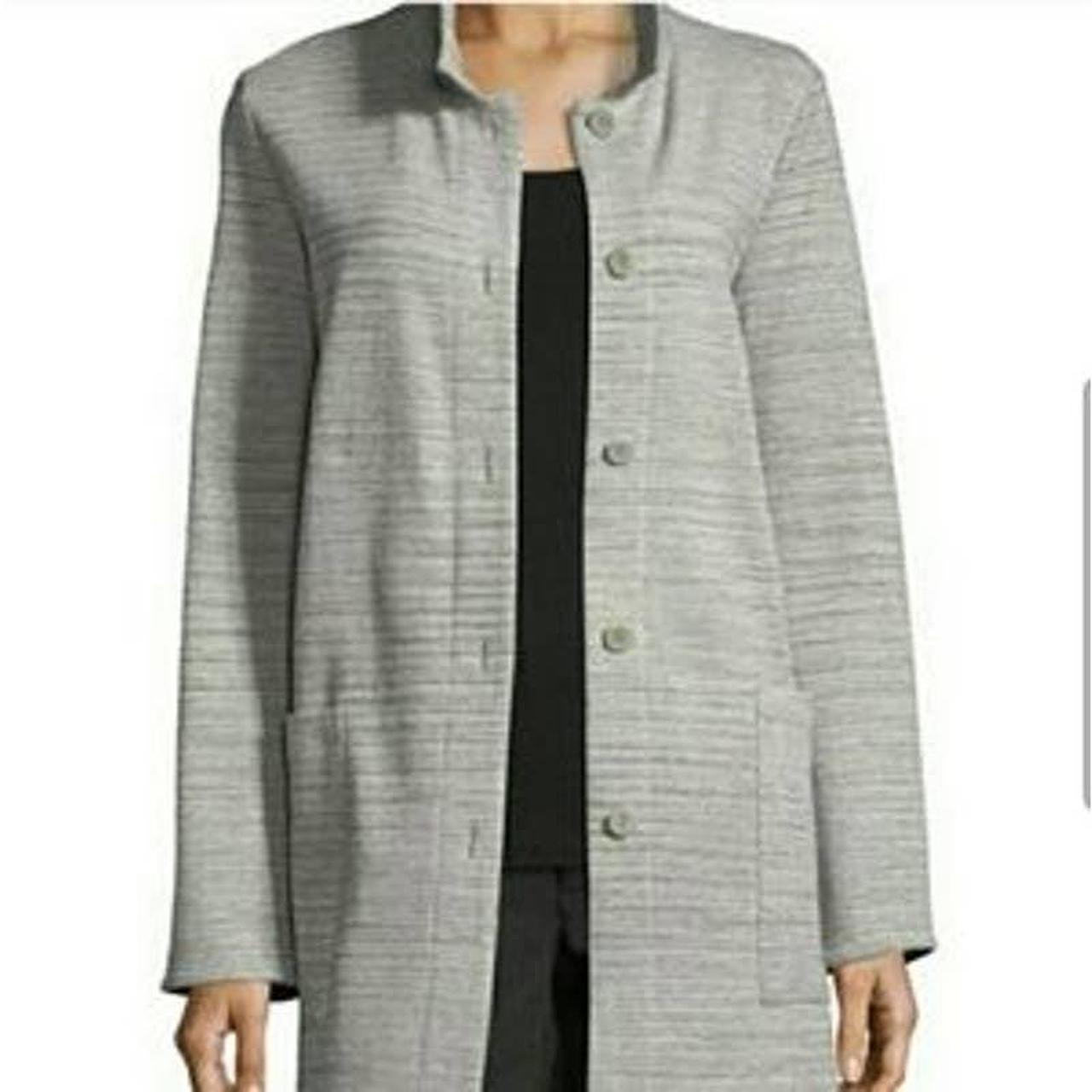 Eileen fisher shop chevron coat