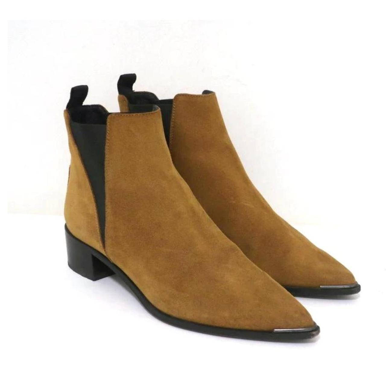 Acne suede ankle hot sale boots