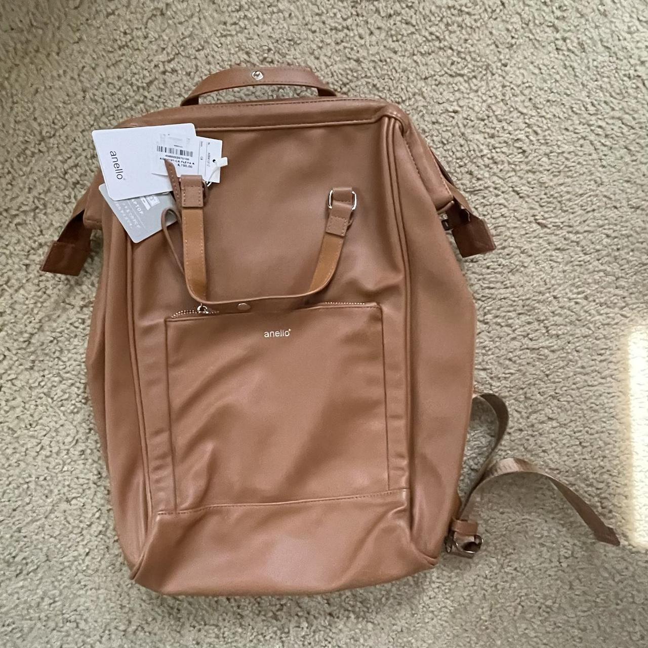 Anello leather sales backpack price