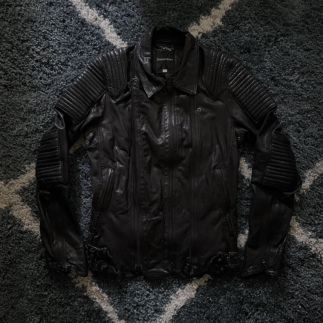 Johnny Wolf Goat Leather Rider Jacket A beautiful... - Depop