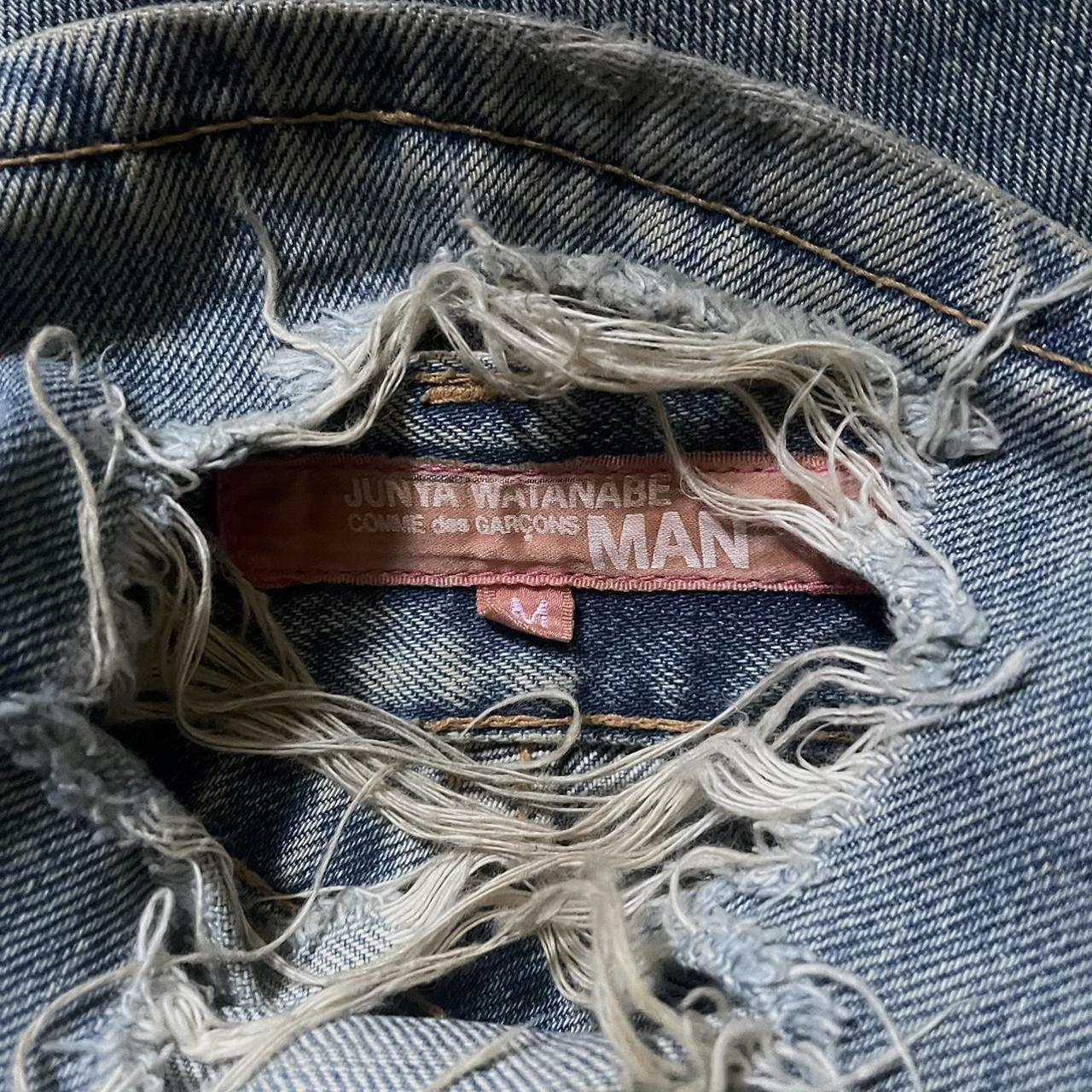 Junya Watanabe AW04 'Crash' Distressed Jeans A... - Depop