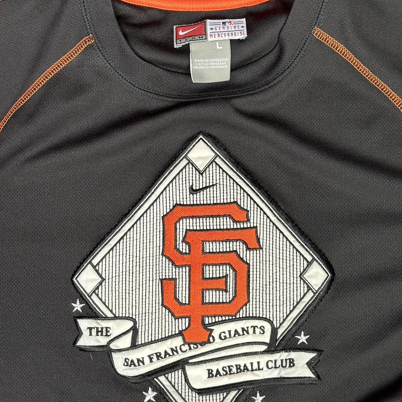 Vintage Nike San Francisco Giants Club MLB Center Swoosh Graphic T