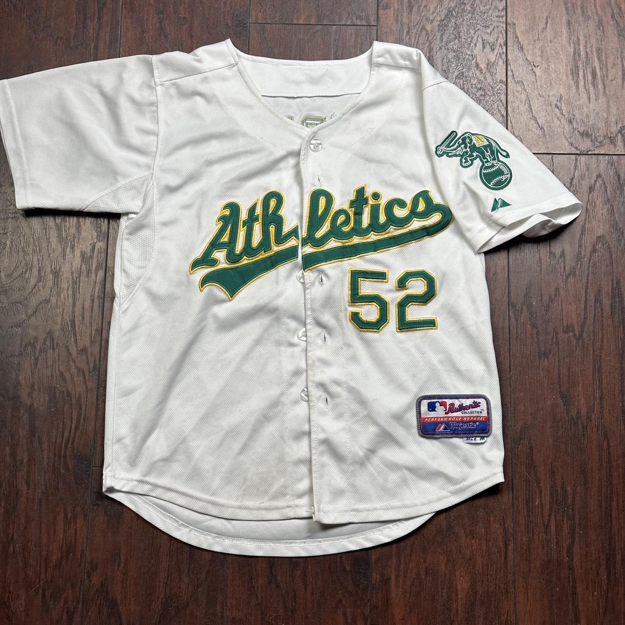 Oakland Athletics As Yoenis Cespedes Green Jersey Majestic 