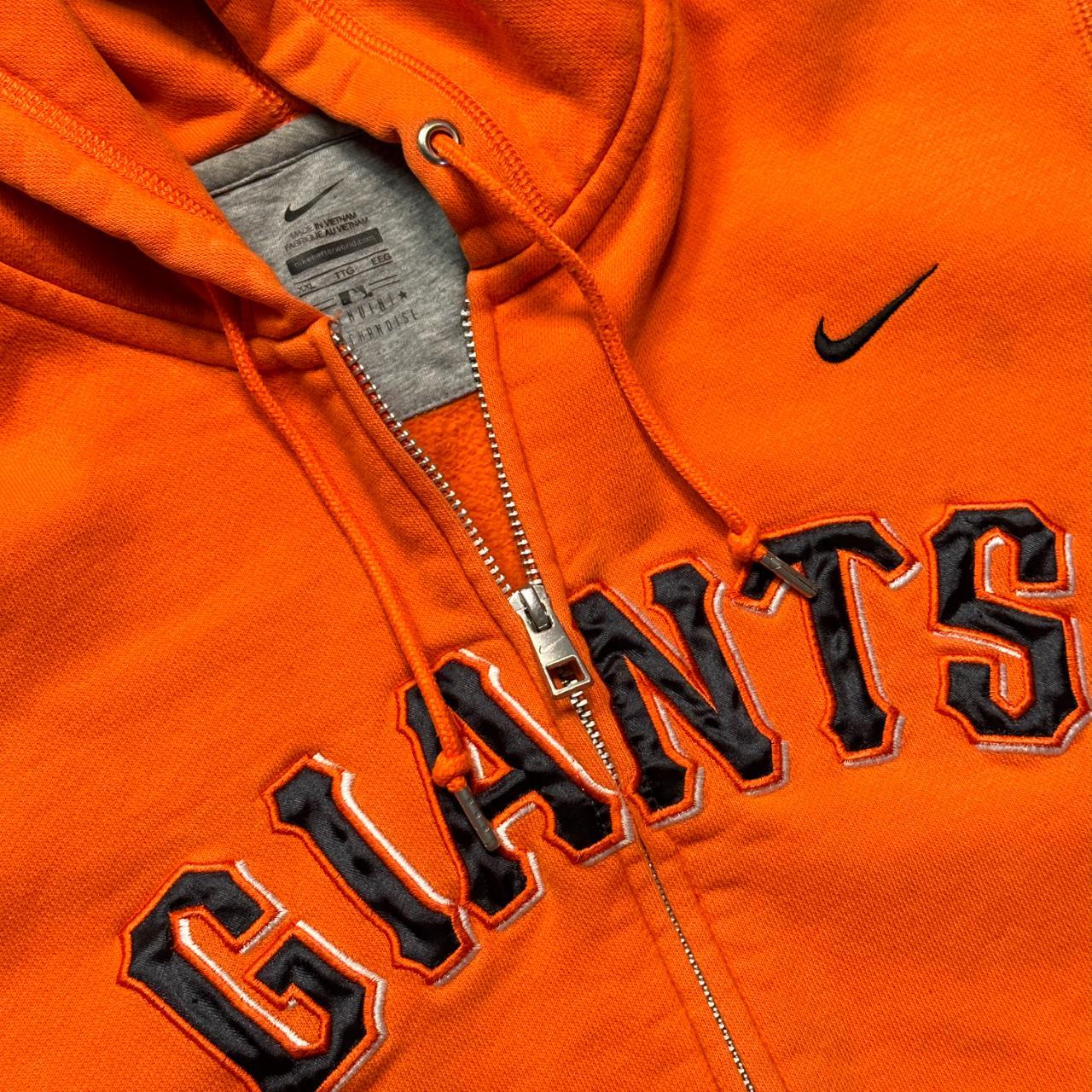 Kid's Nike MLB SF Giants embroidered spellout zip Depop