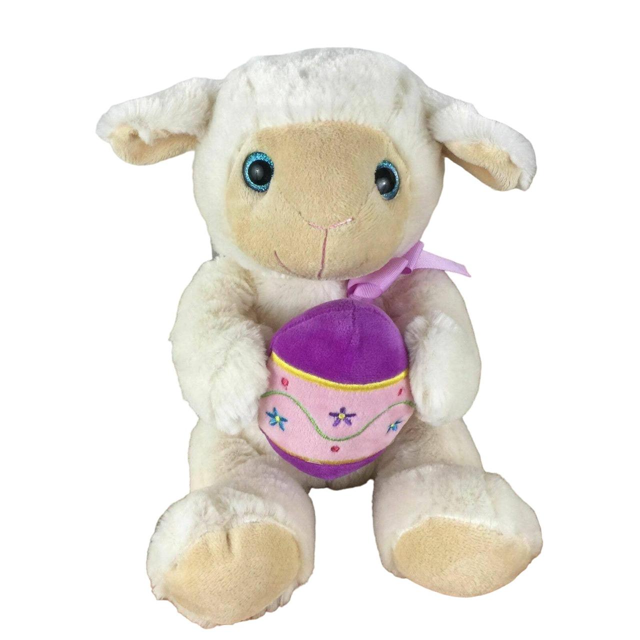 Purple lamb deals stuffed animal