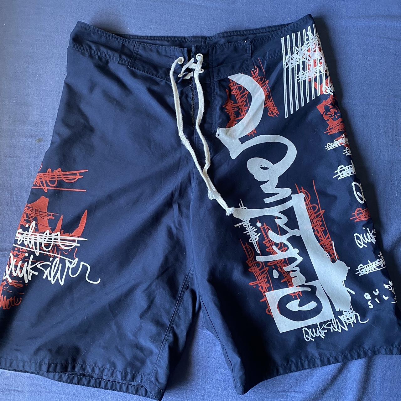 Vintage surf brand (quicksilver) men’s board shorts... - Depop