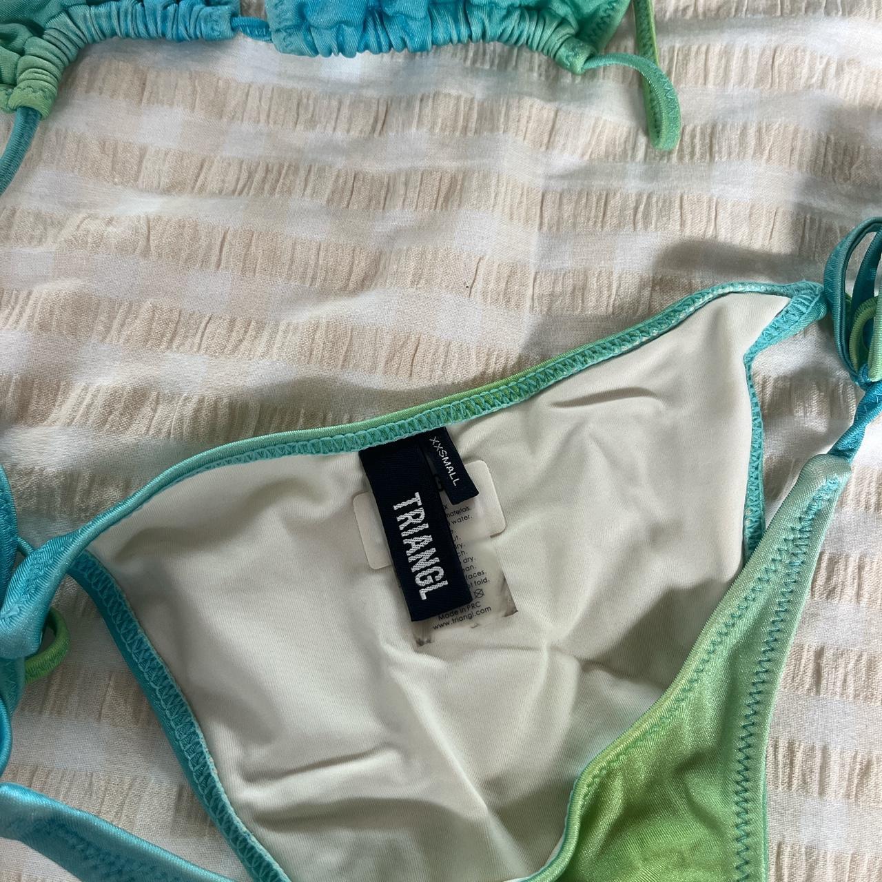 Triangl Bikinis - green and blue fade comes with the... - Depop