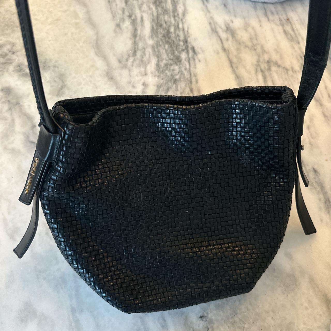 Cole Haan | Bags | Cole Haan Black Genuine Leather Messenger Bag | Poshmark