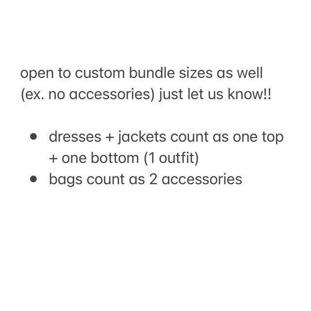 coquette custom style bundle (DO NOT PURCHASE this - Depop