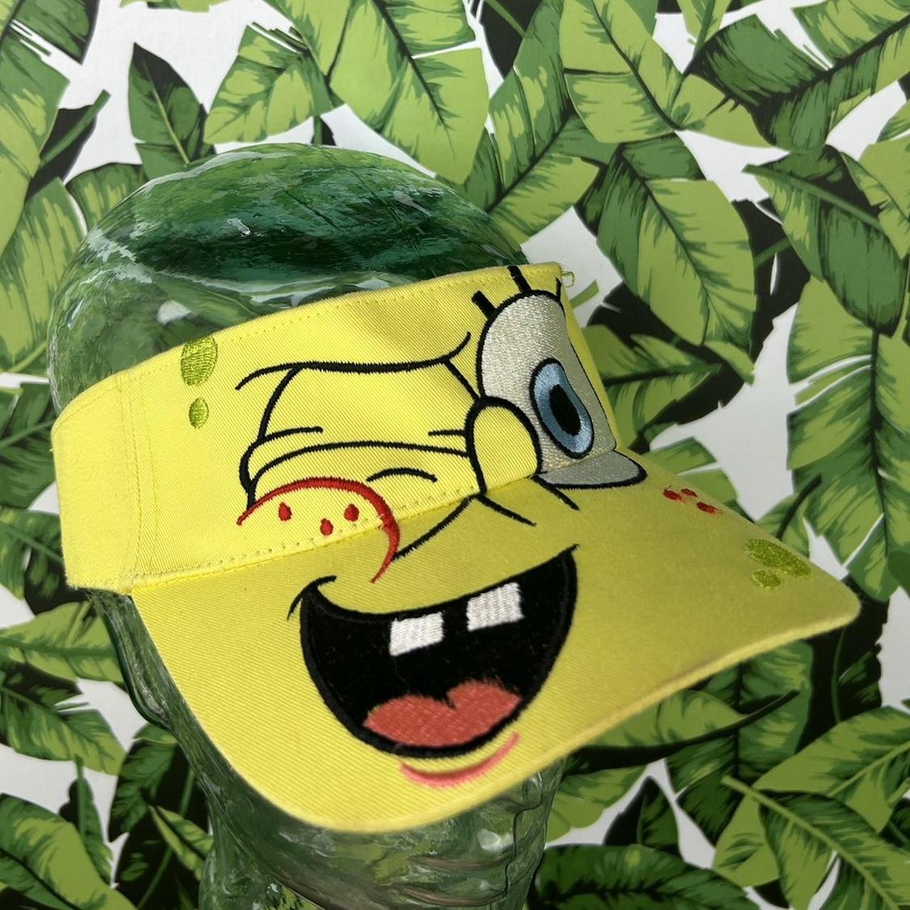 Vintage Y2K 2003 SpongeBob Nickelodeon Visor Iconic... Depop